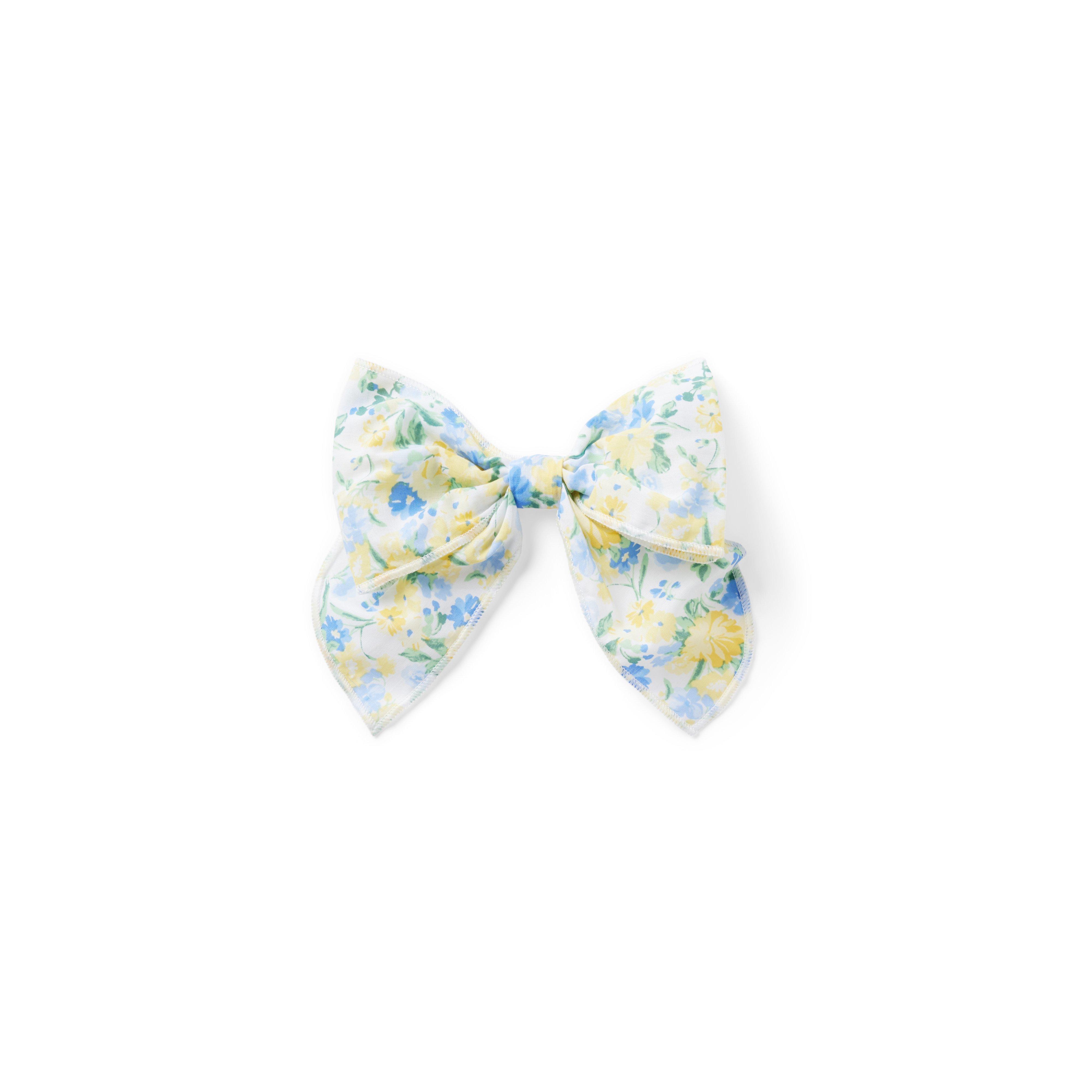 Floral Bow Barrette