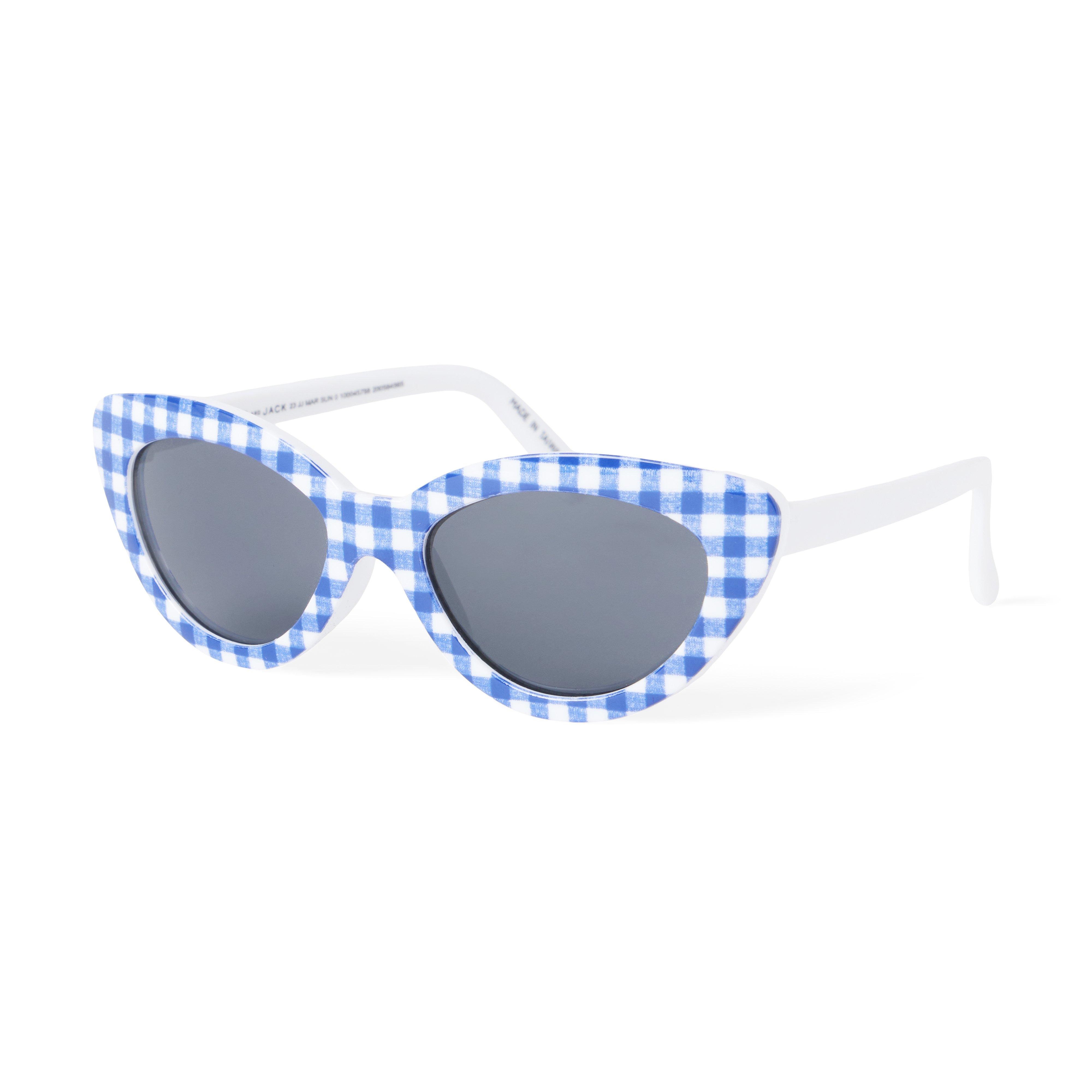 Gingham Cat Eye Sunglasses image number 1