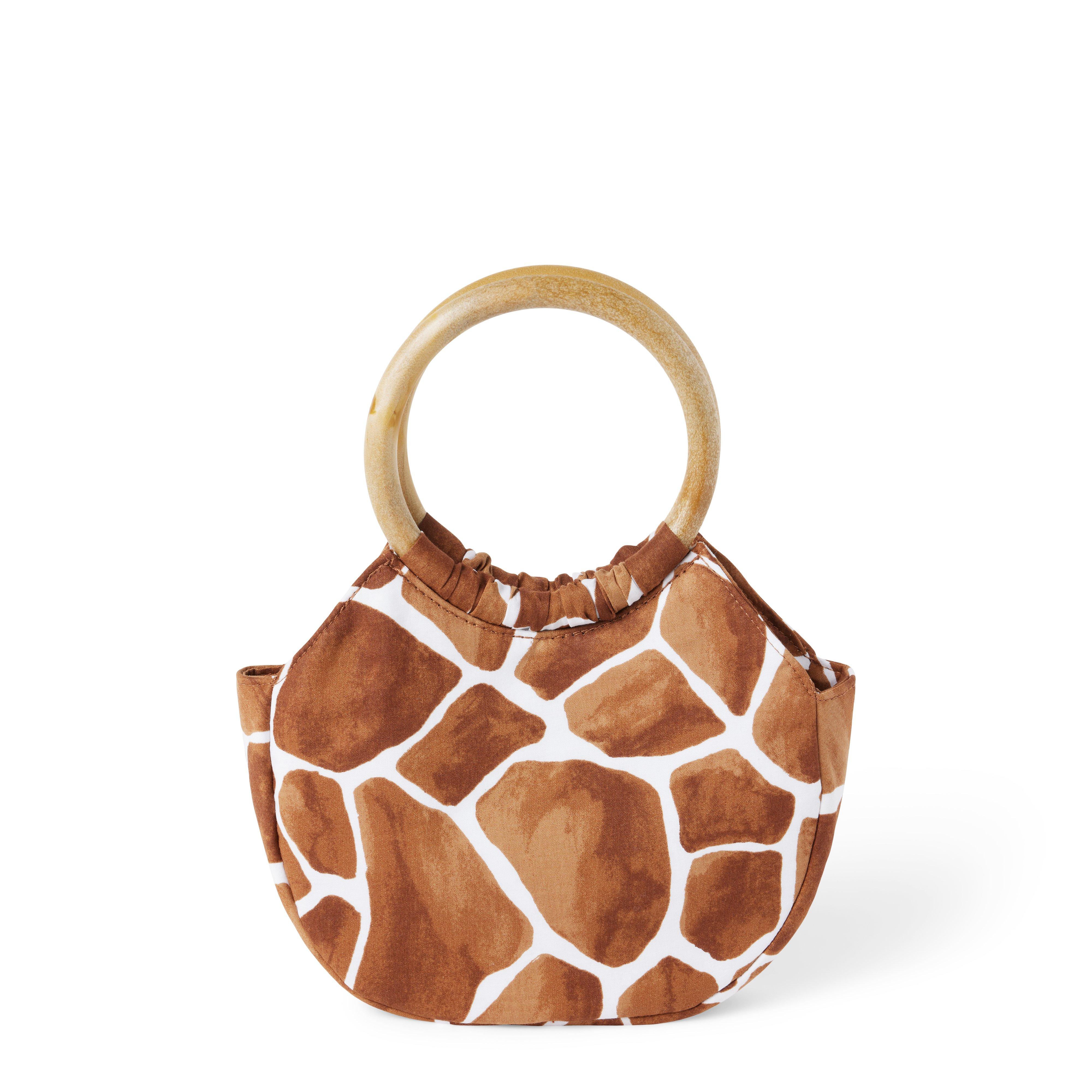 Giraffe Ring Handle Purse