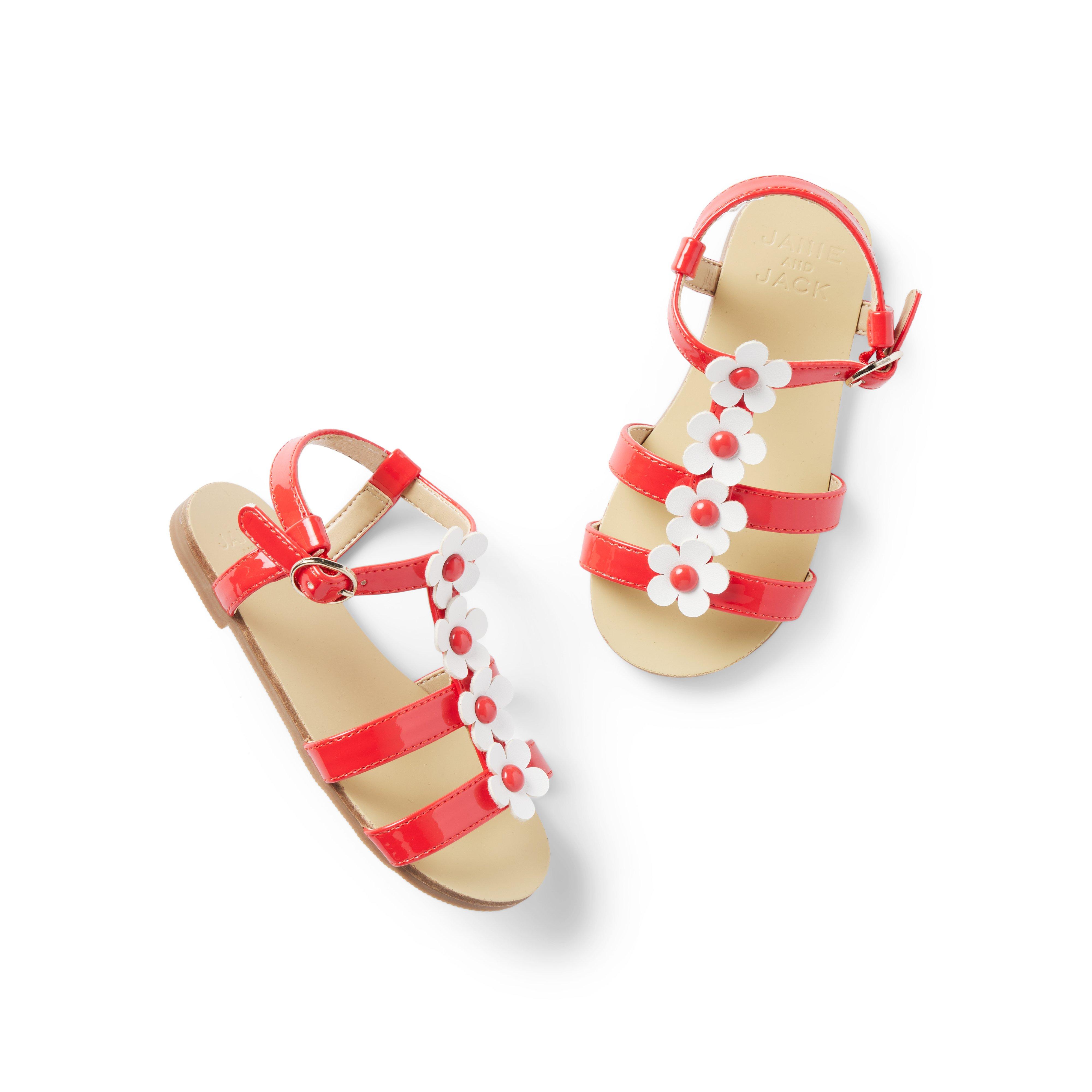 Patent Flower Sandal