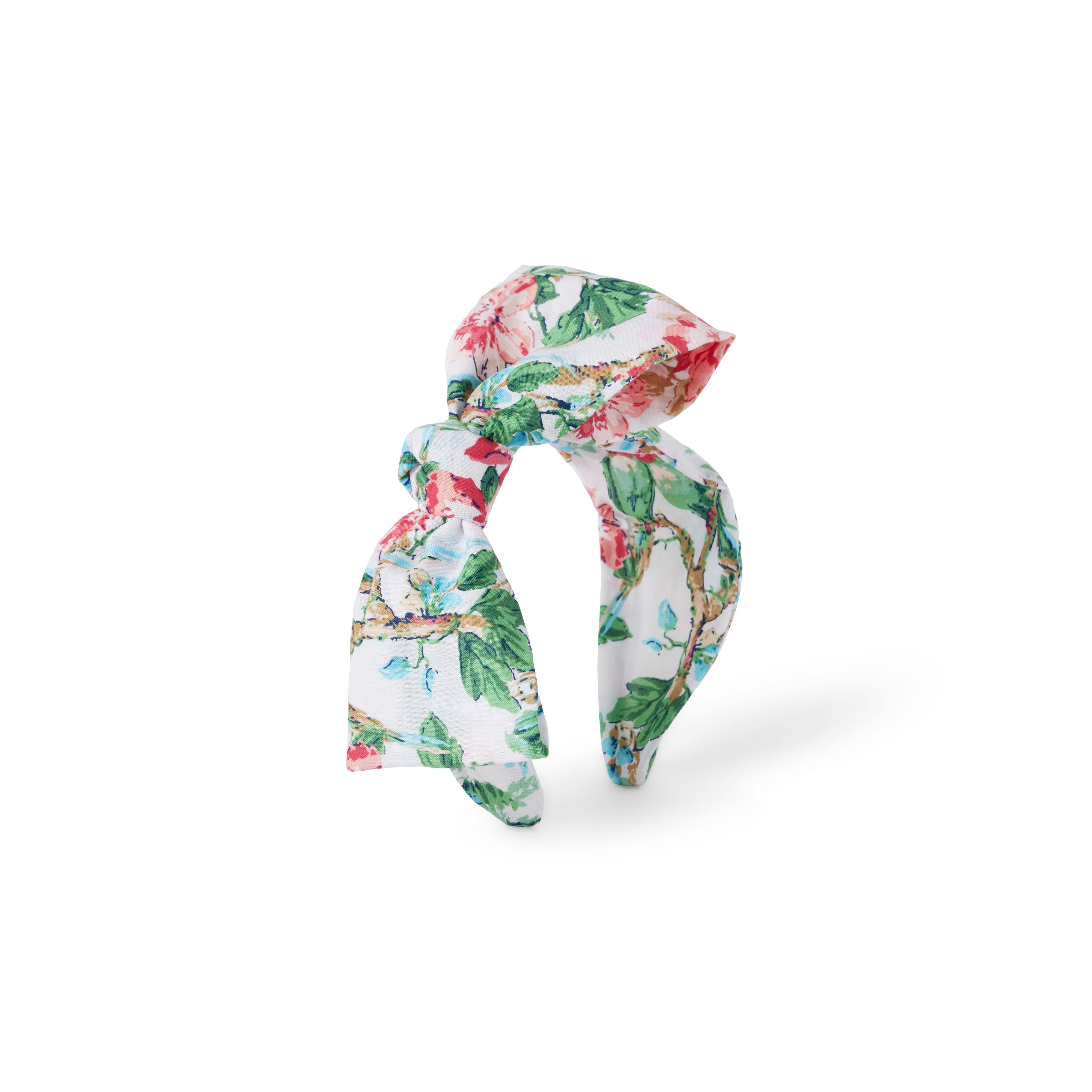 Tropical Floral Bow Headband image number 0