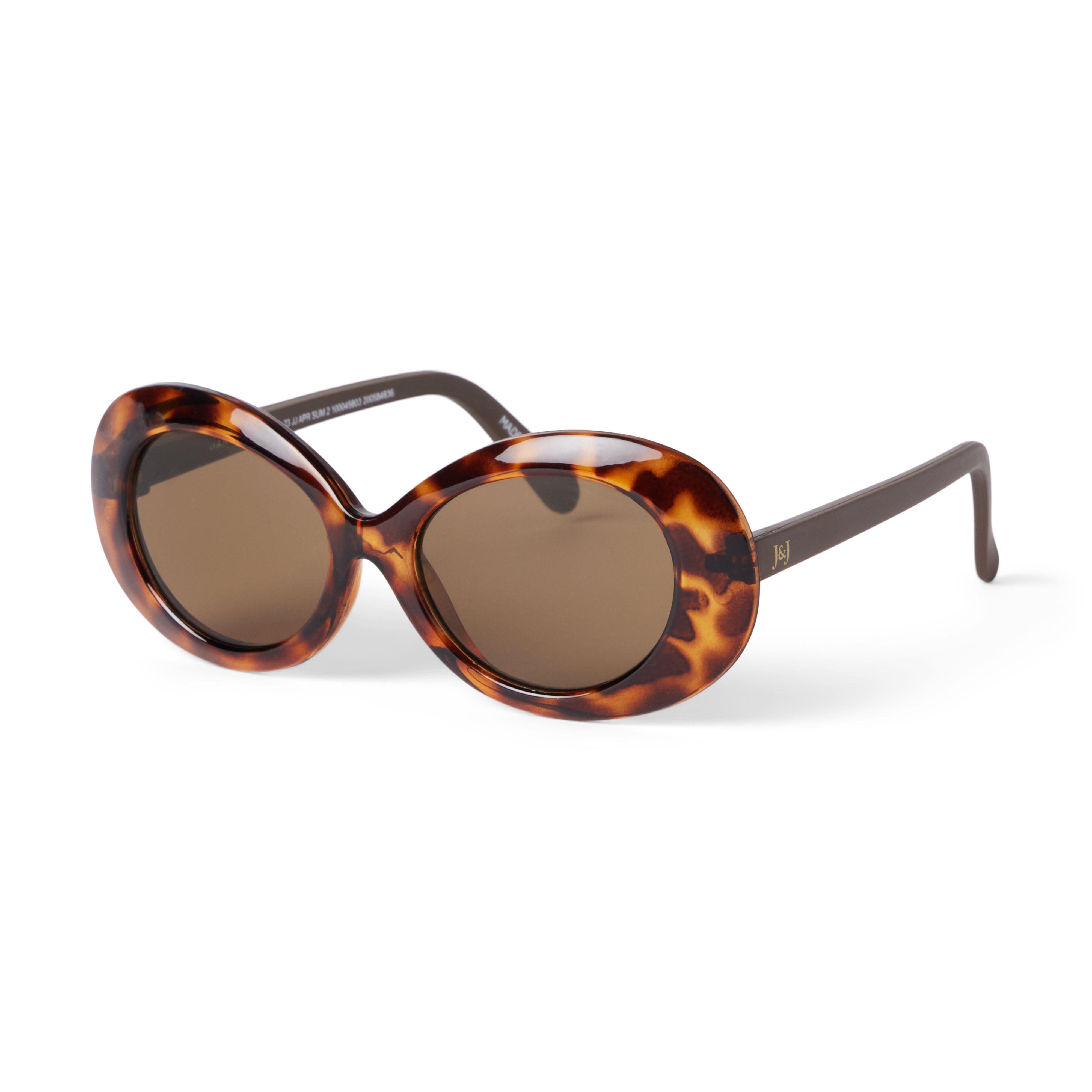 Tortoise Oval Sunglasses image number 1