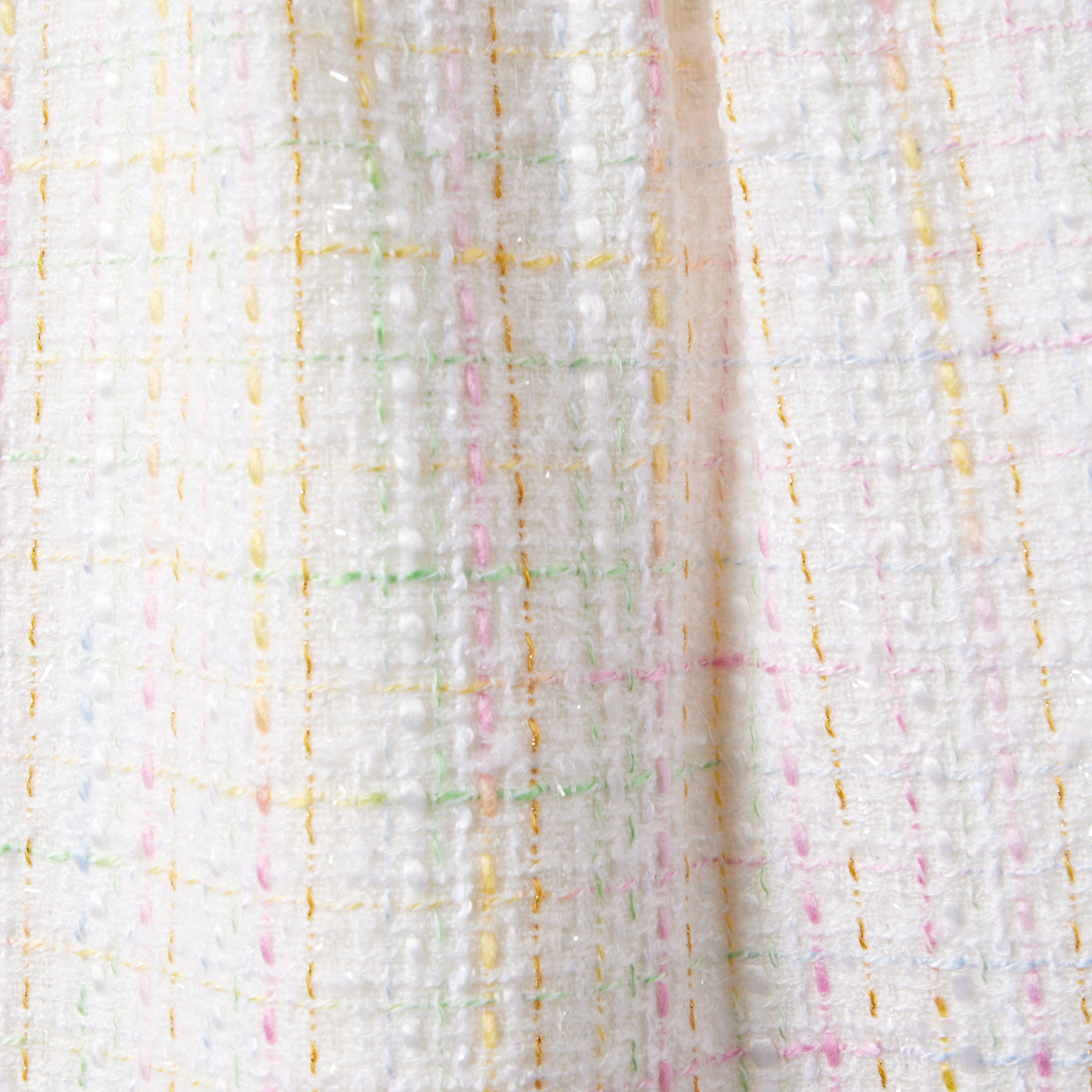 Eyelet Ruffle Tweed Dress image number 2