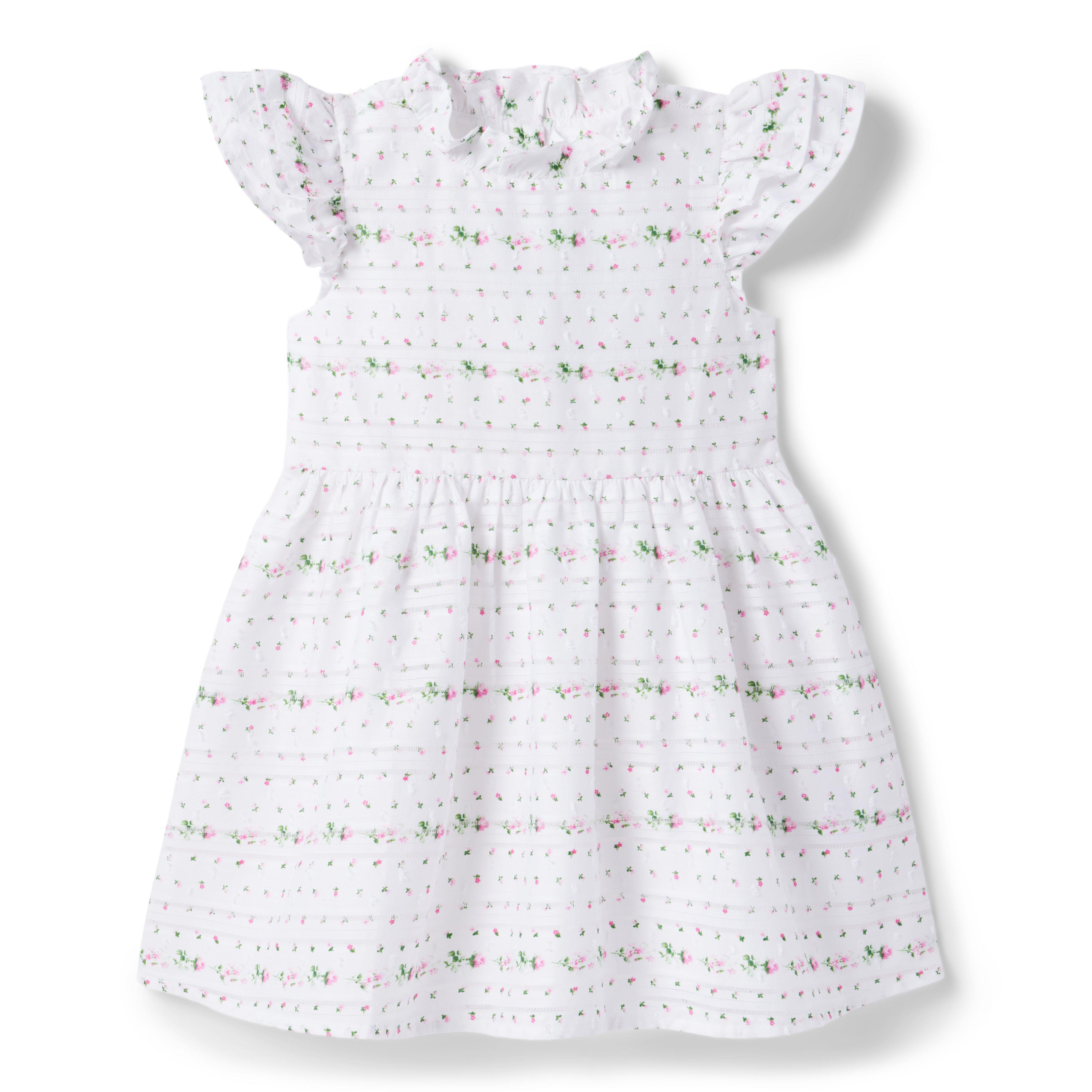 Floral Swiss Dot Dress