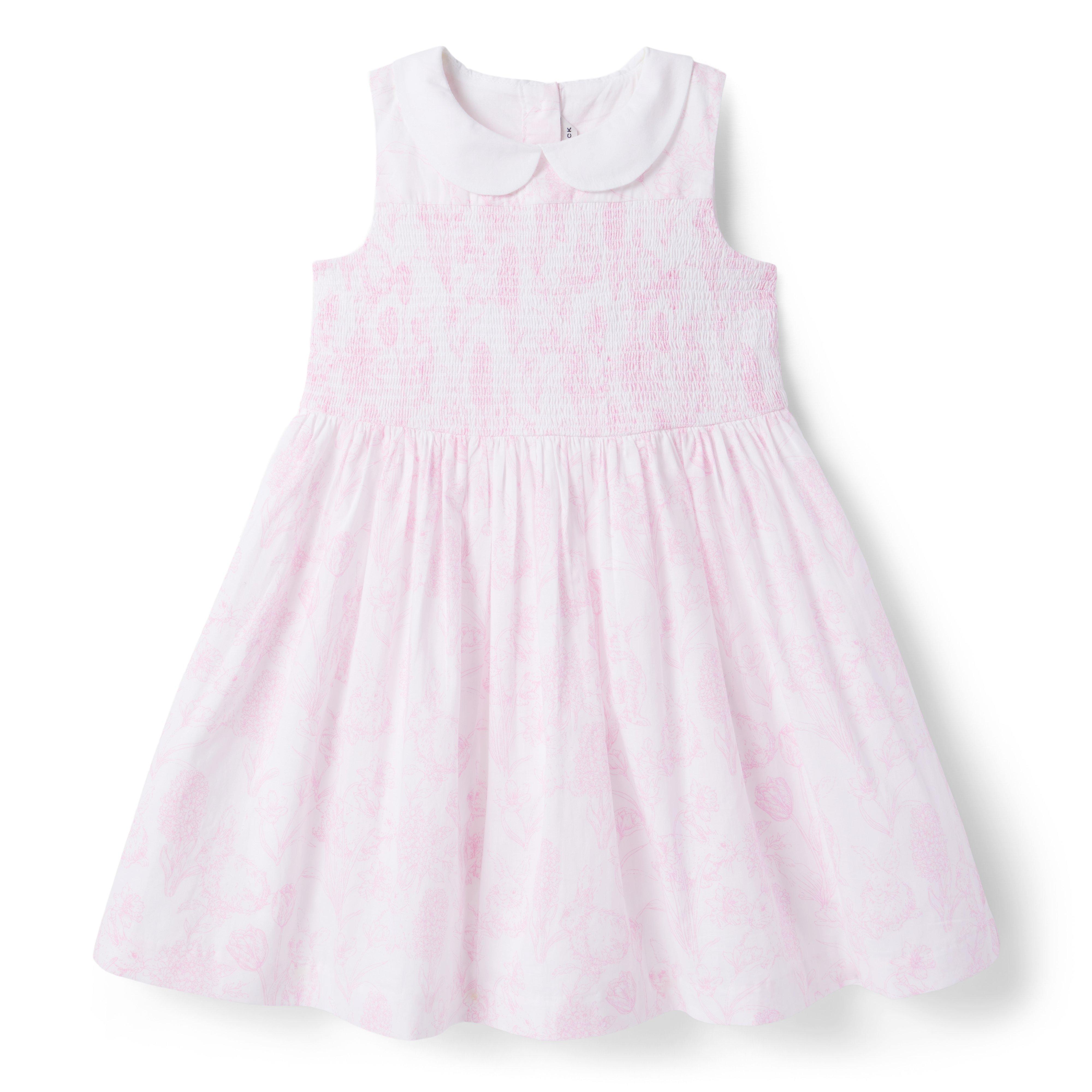 The Charlotte Bunny Toile Smocked Sundress image number 0