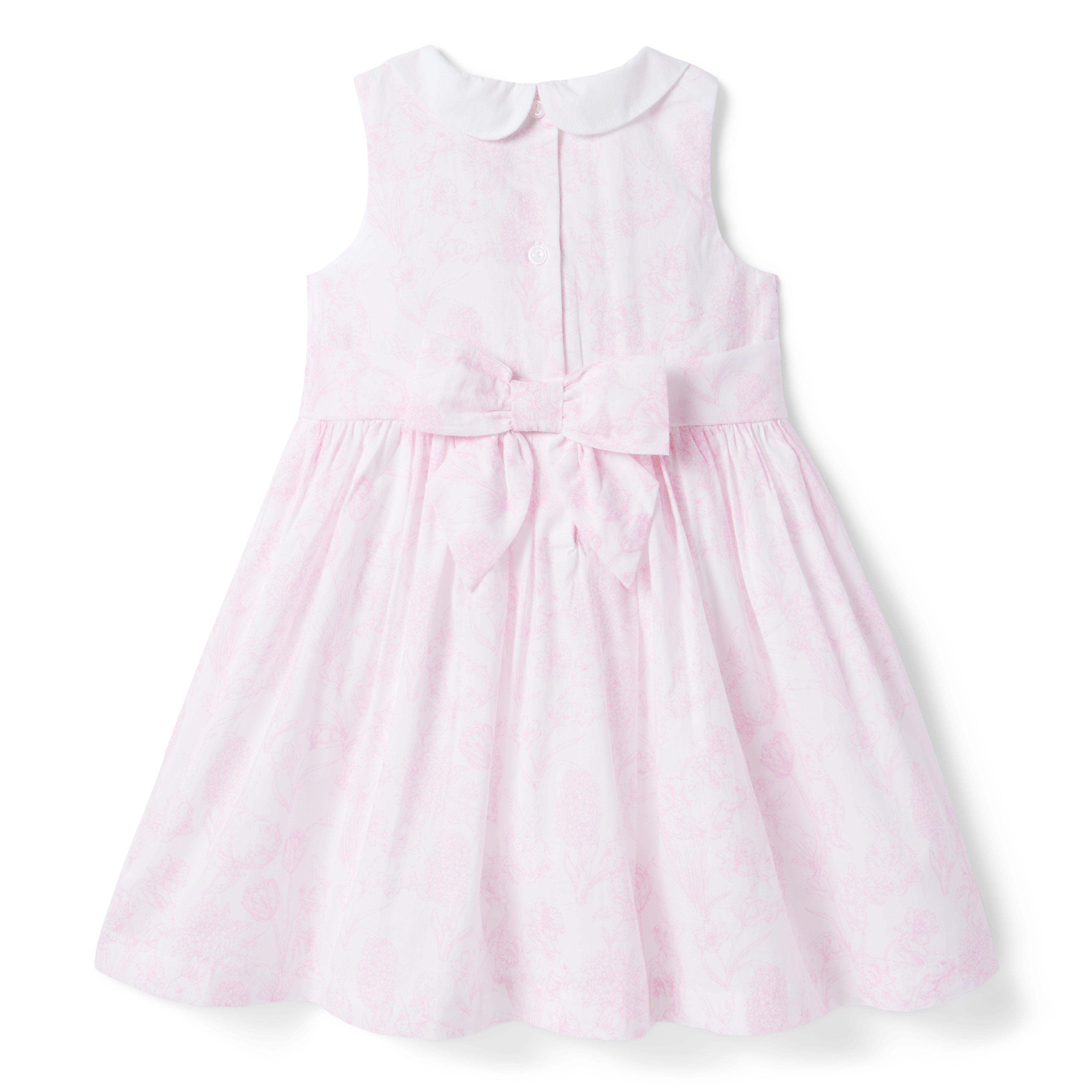 The Charlotte Bunny Toile Smocked Sundress image number 1