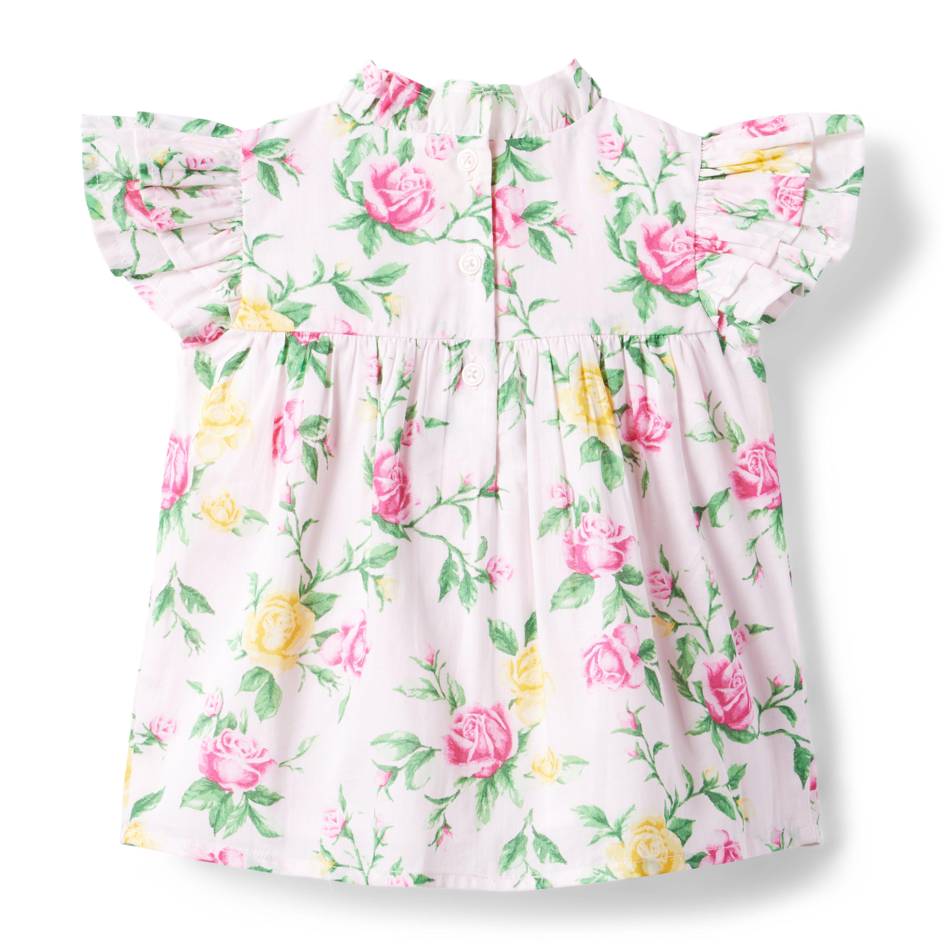 Floral Ruffle Sleeve Top image number 1