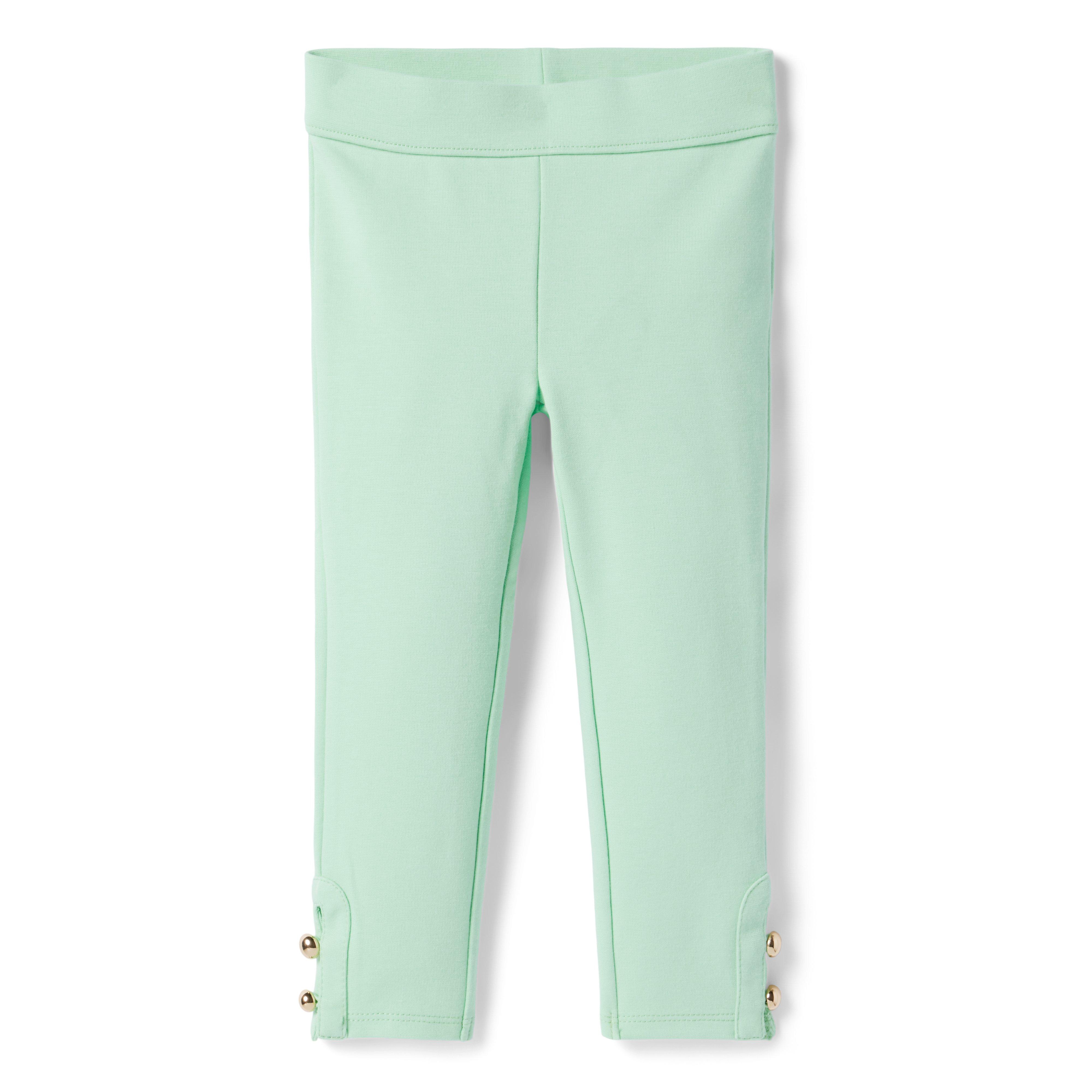 Button Cuff Ponte Pant