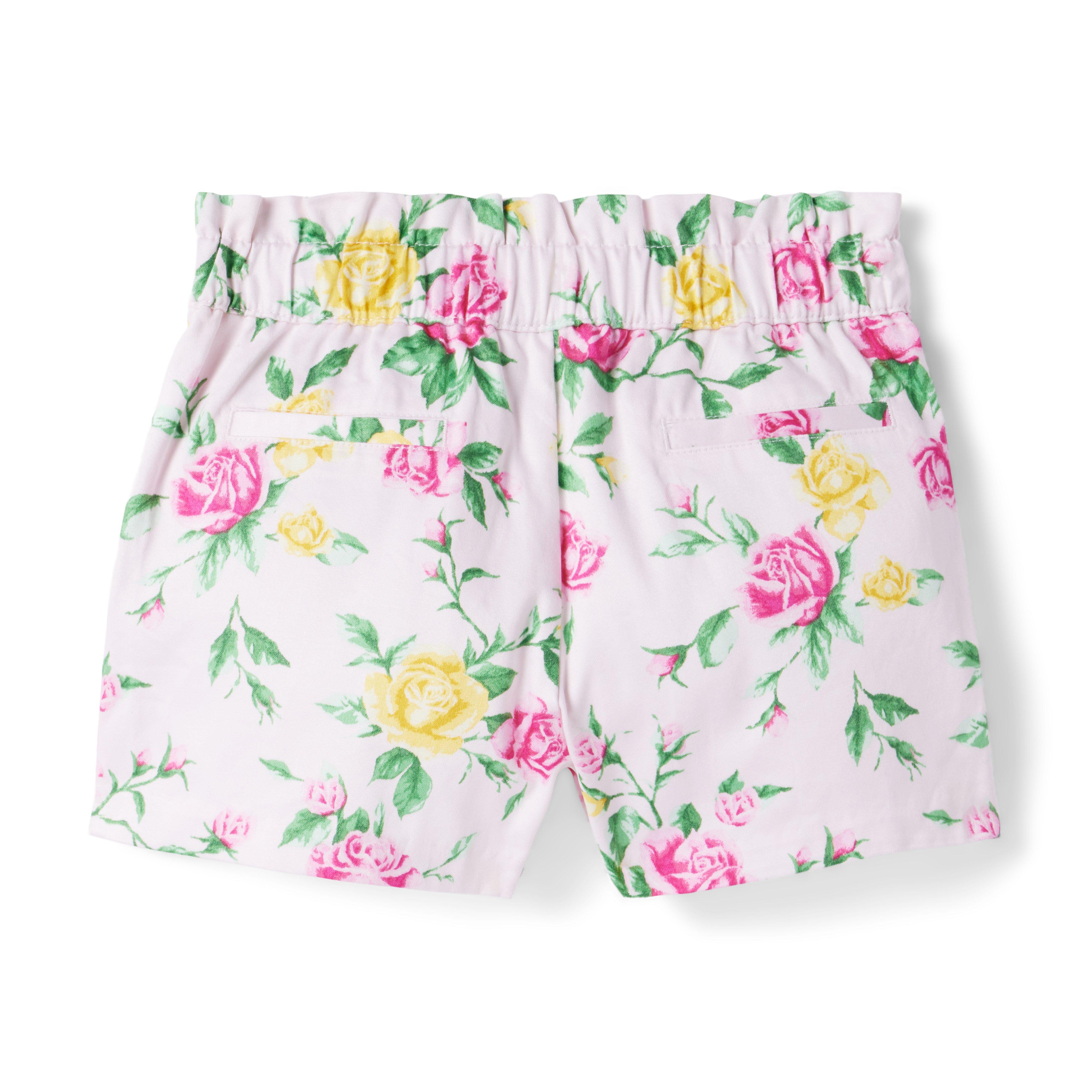 Floral Bow Satin Short image number 1