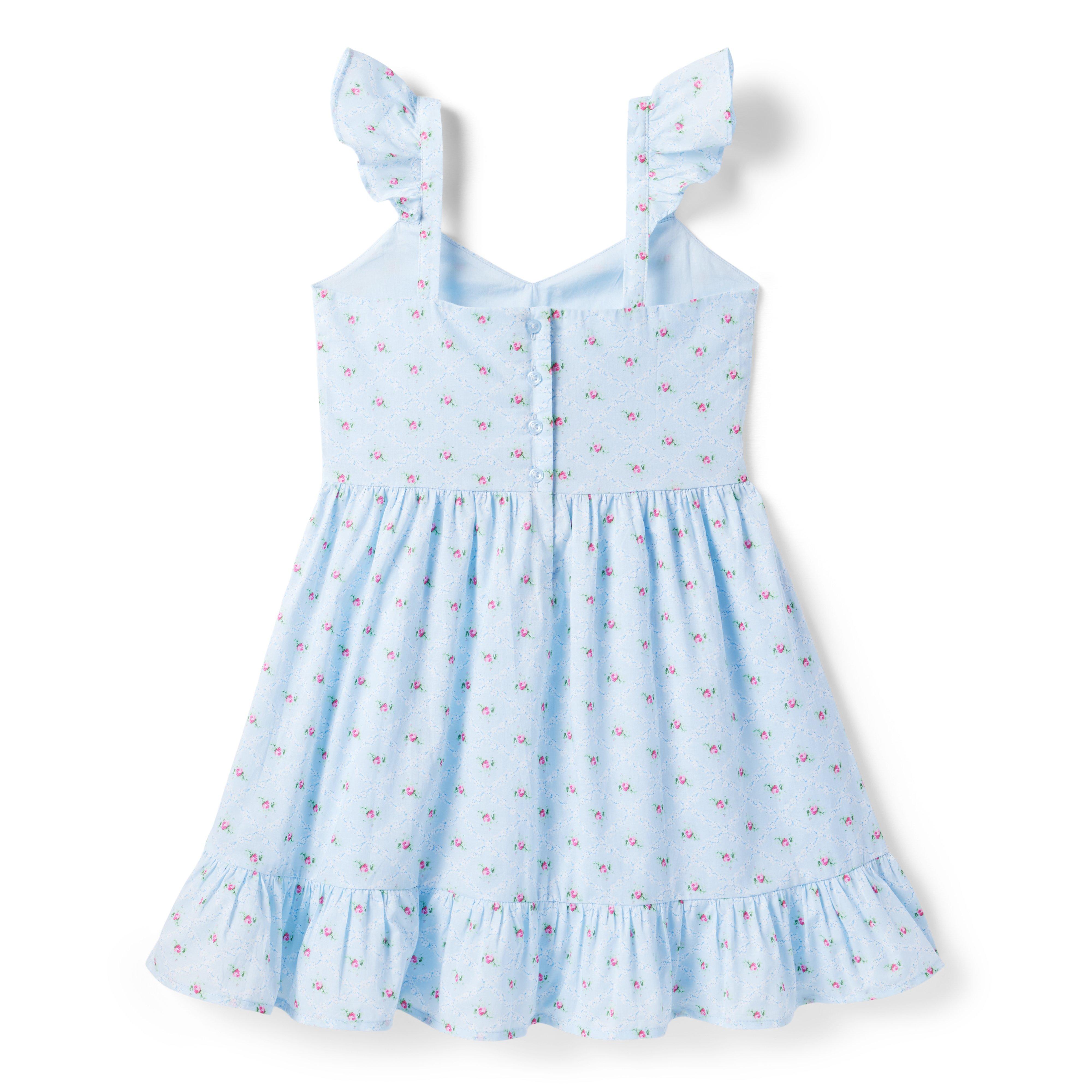 Floral Ruffle Strap Sundress image number 1