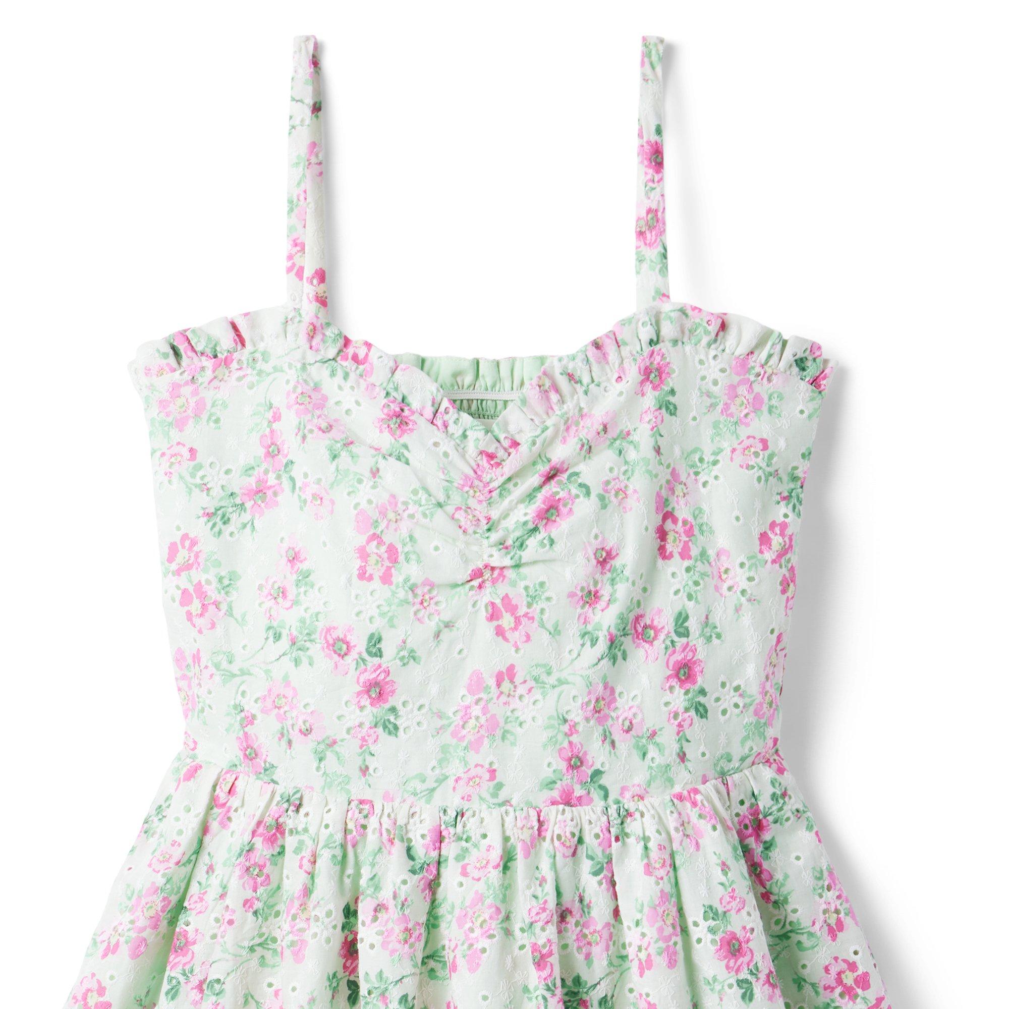 Floral Eyelet Sweetheart Dress image number 2