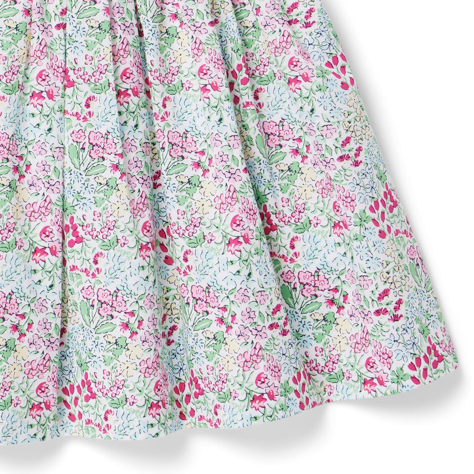 The Charlotte Floral Smocked Dress image number 8