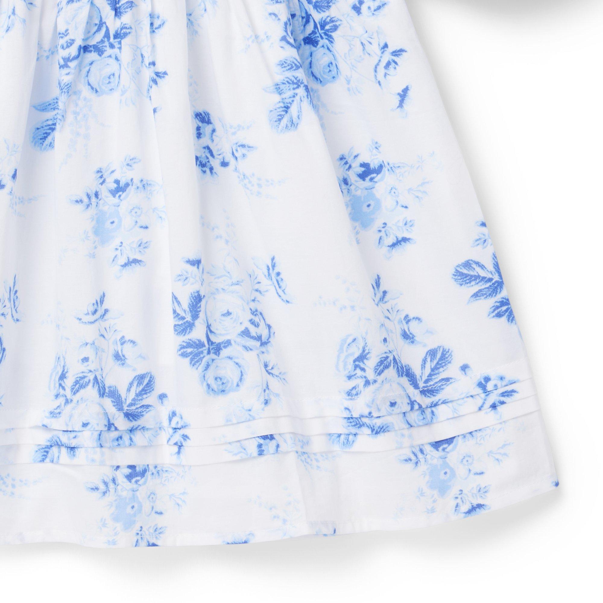 The Natalie Floral Smocked Bubble Sleeve Dress image number 8