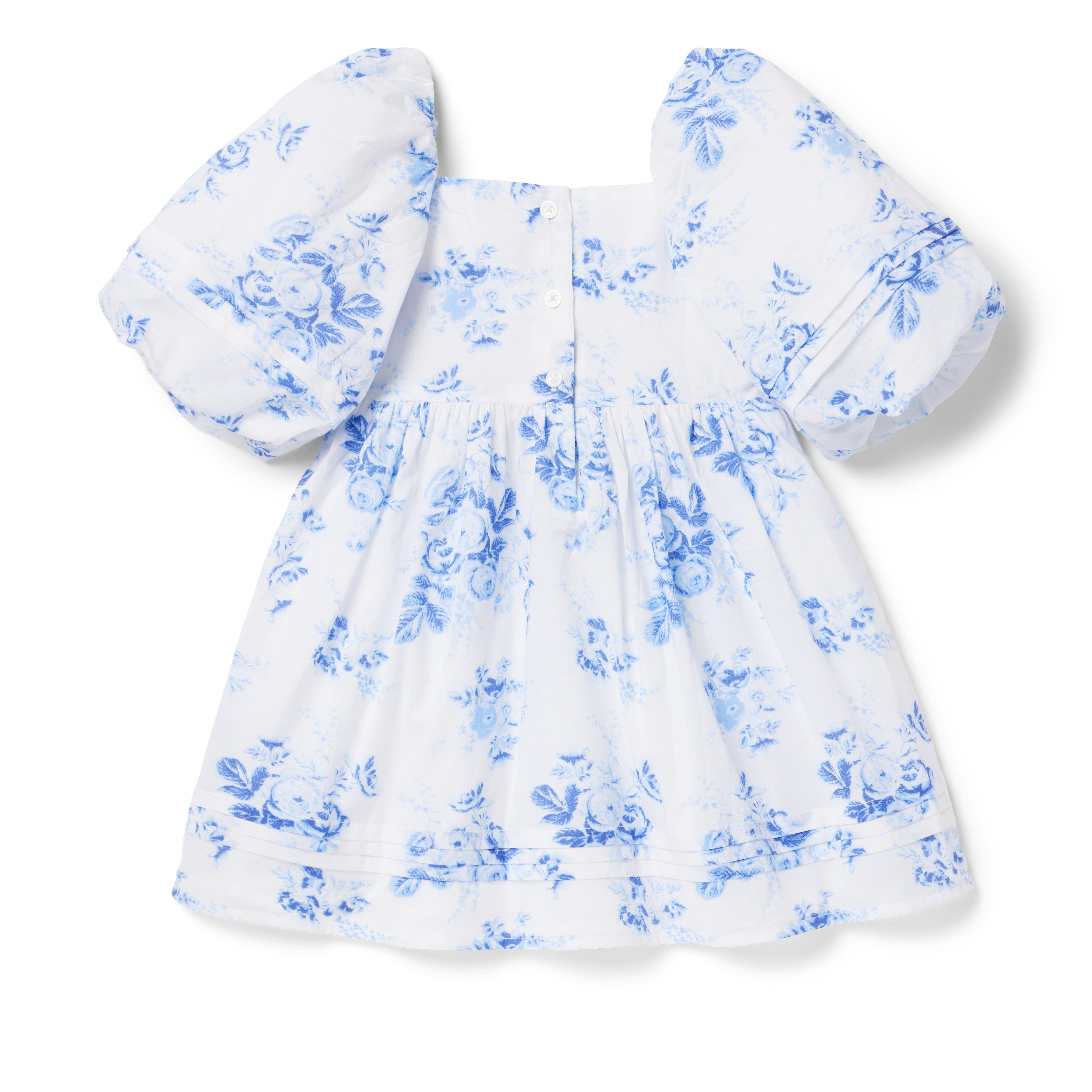 The Natalie Floral Smocked Bubble Sleeve Dress image number 4