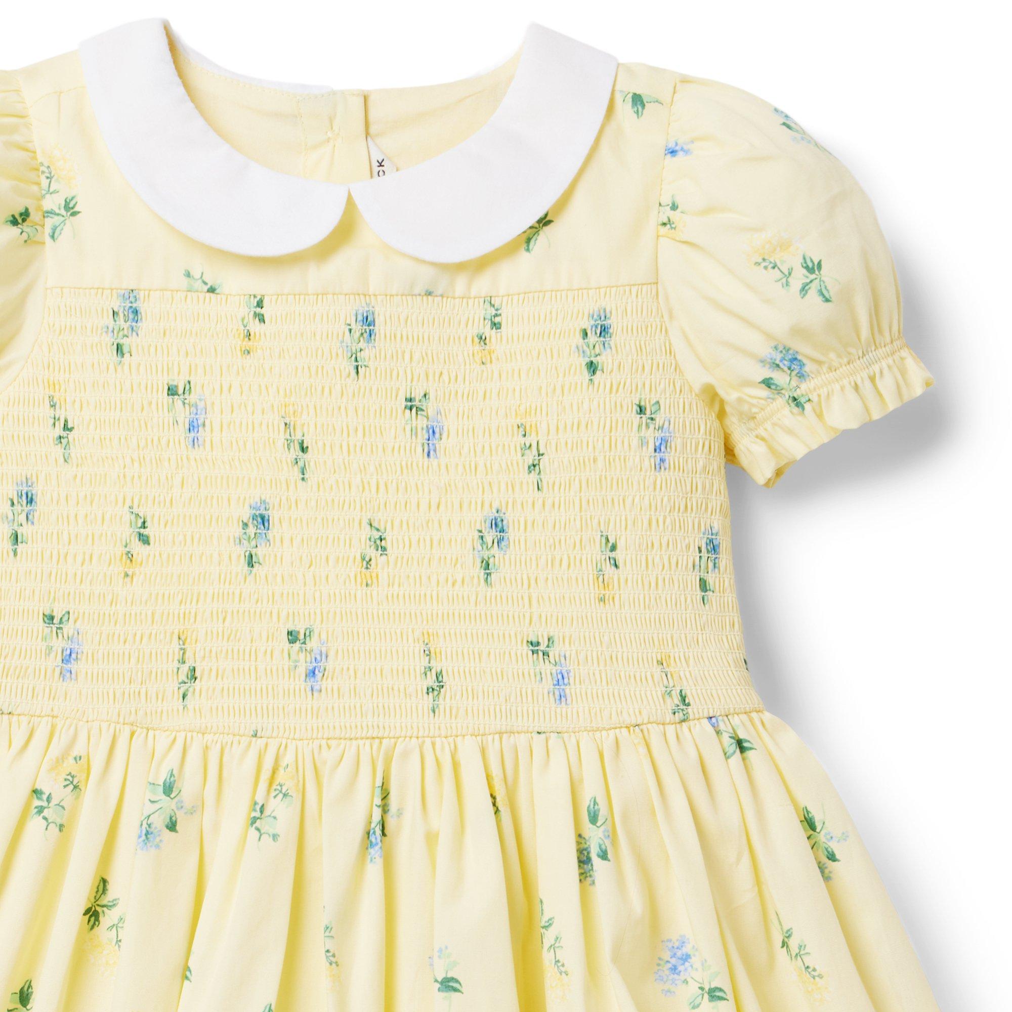 The Charlotte Floral Smocked Dress image number 6