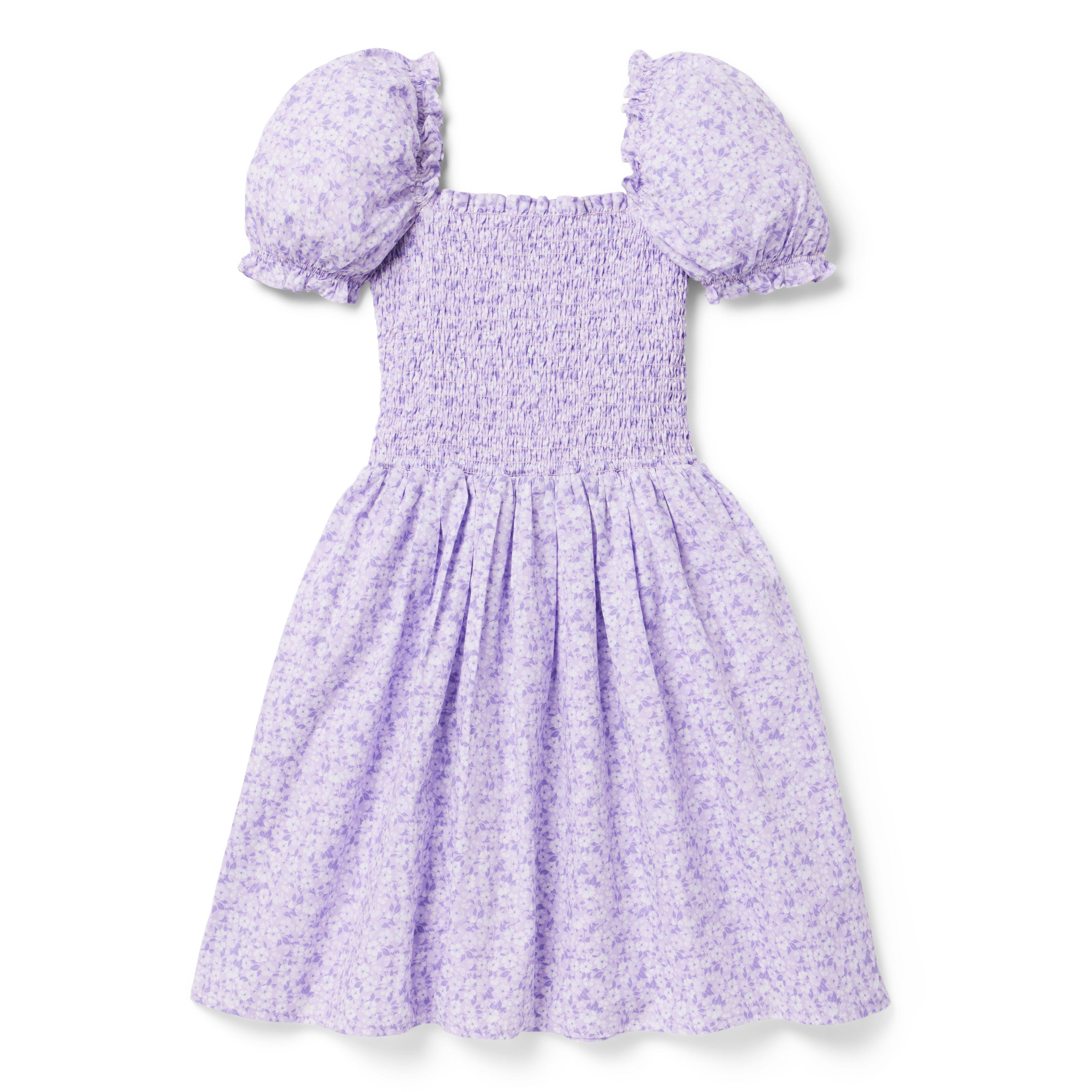 The Grace Floral Smocked Puff Sleeve Dress image number 0