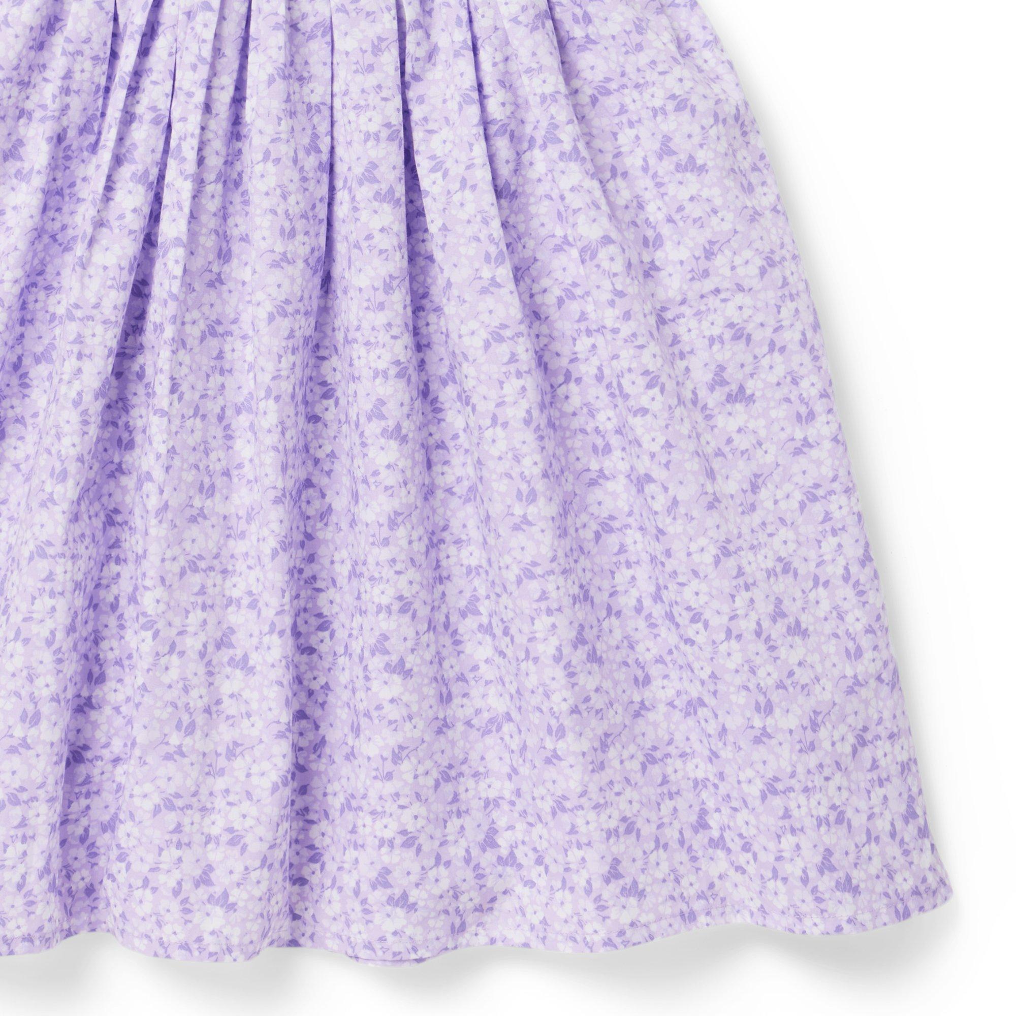 SHYANNE FLORAL SMOCKED DRESS #MADEBYLOVET (LAVENDER BLUE)