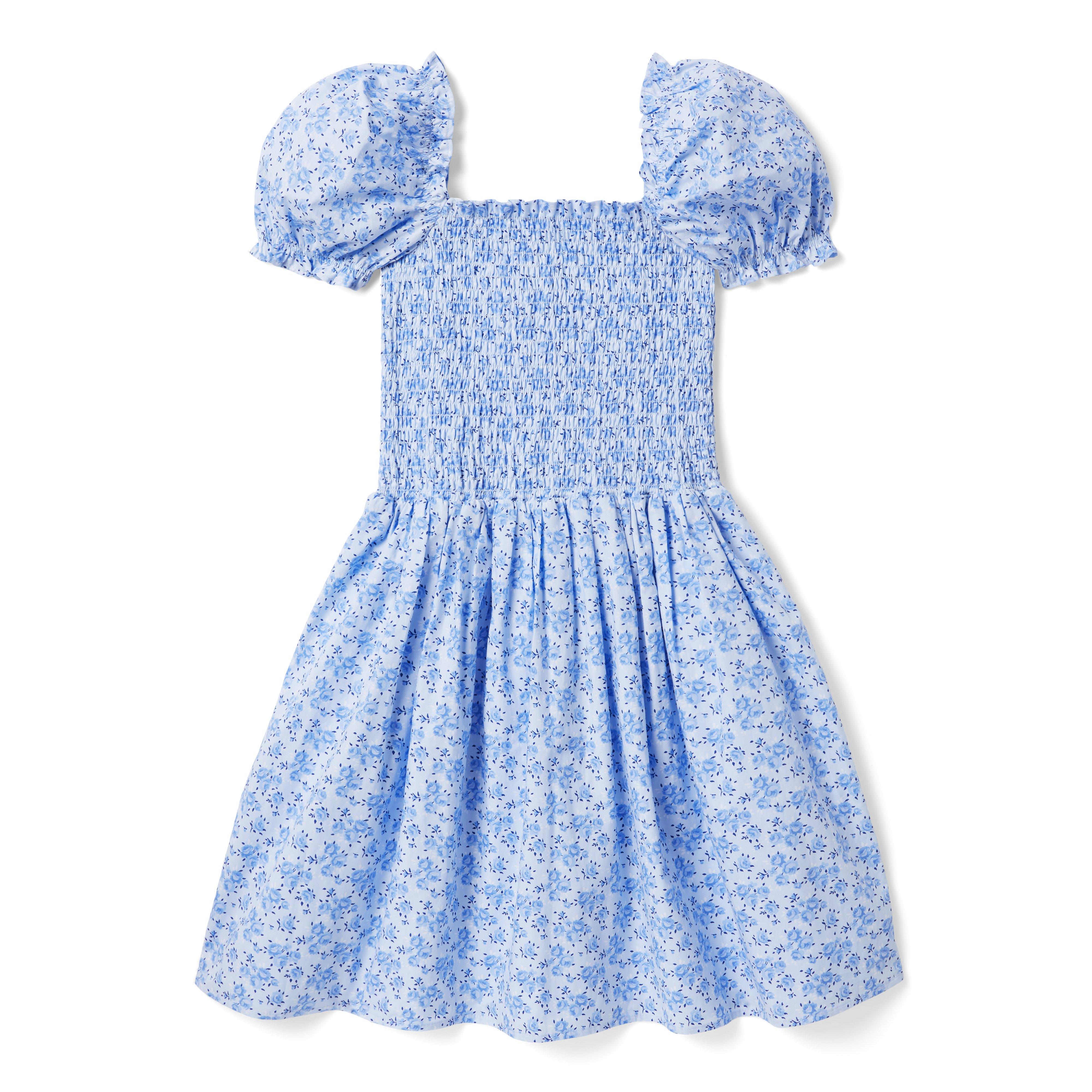 The Grace Floral Smocked Puff Sleeve Dress image number 0