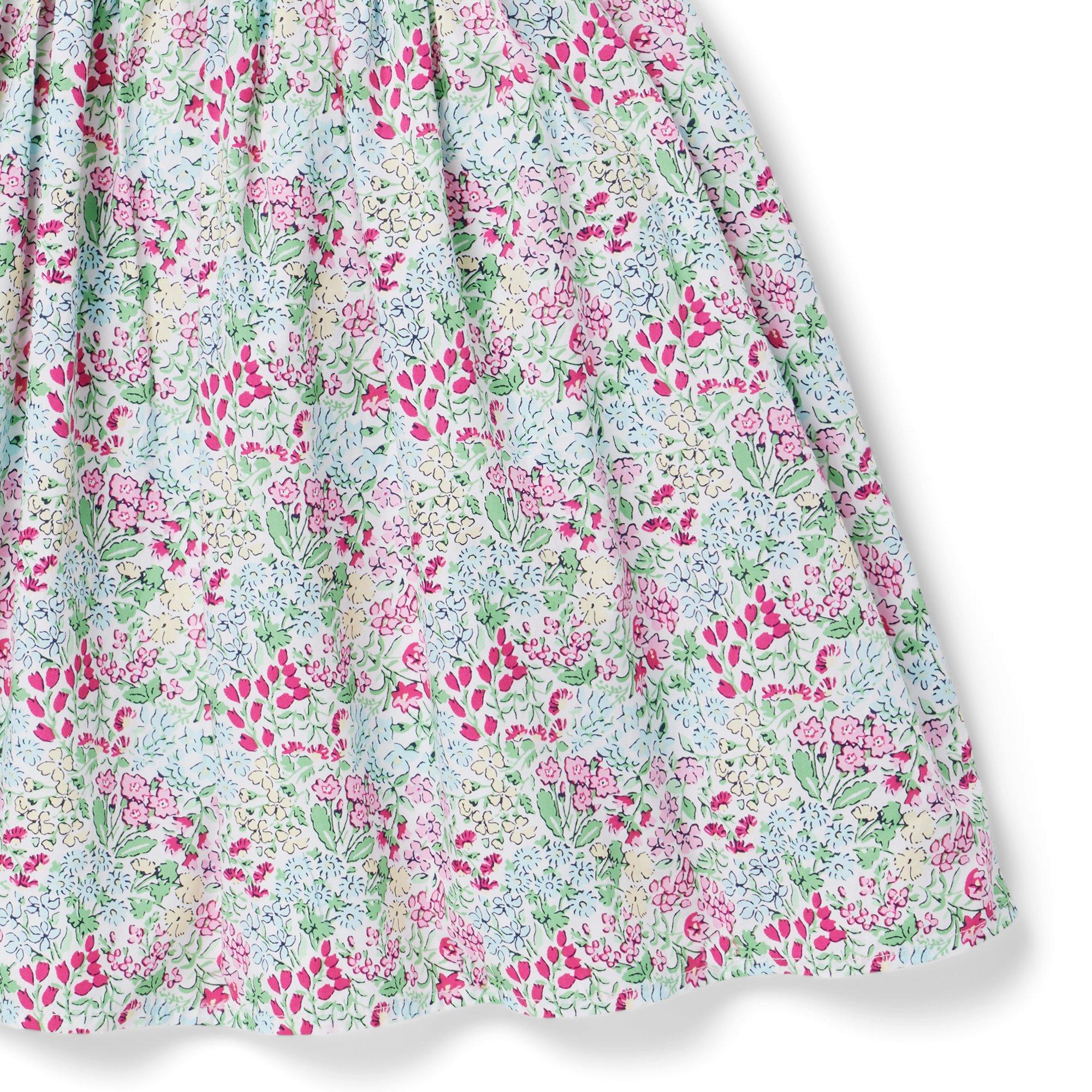 The Grace Floral Smocked Puff Sleeve Dress image number 3