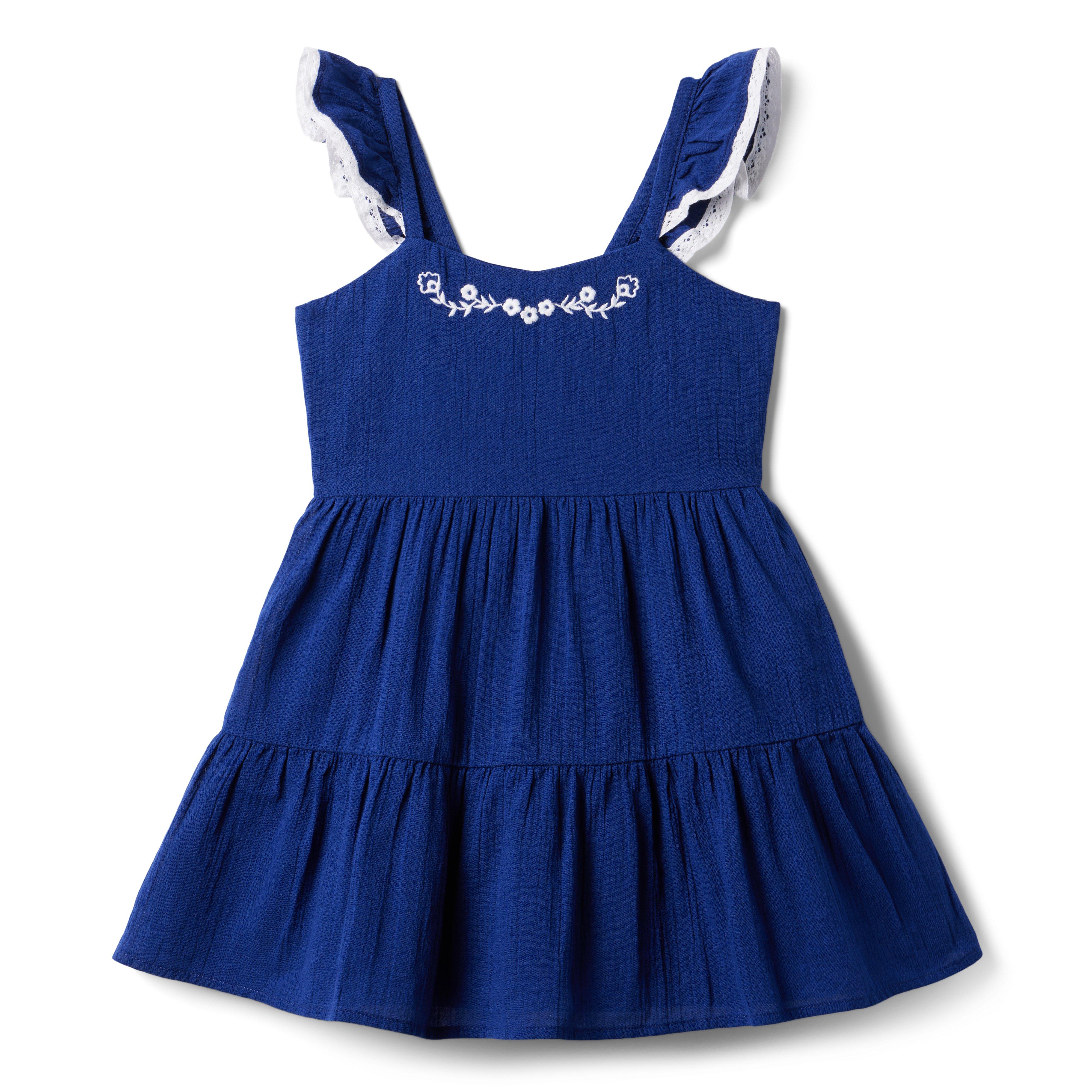 Embroidered Gauze Sundress image number 0