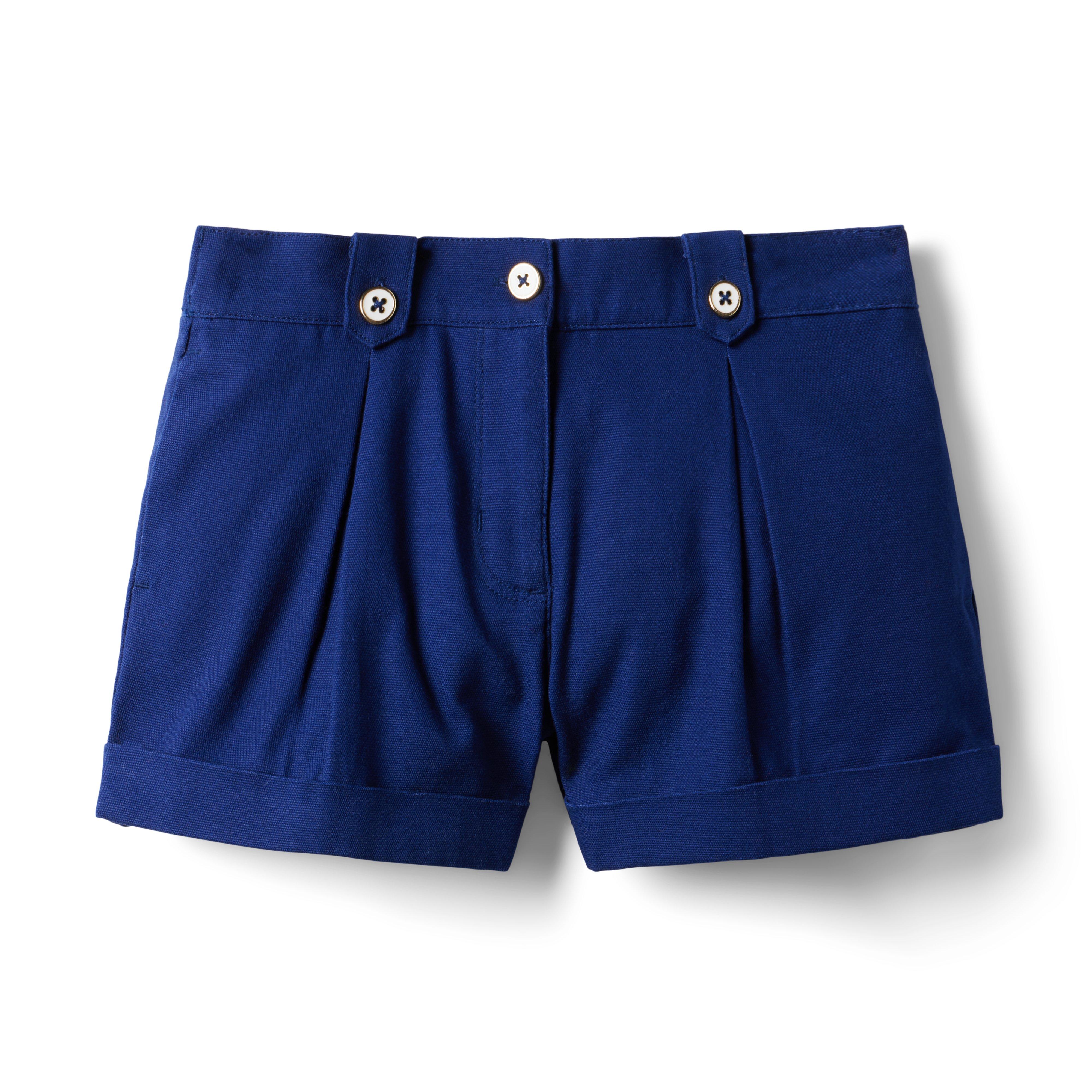 Pleated Button Short
