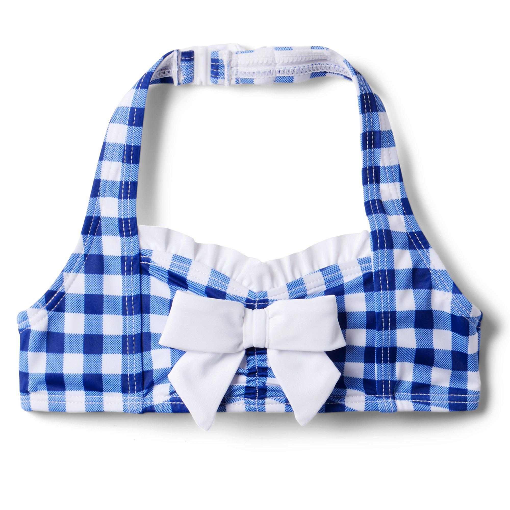 Recycled Gingham Halter 2-Piece Swimsuit image number 2