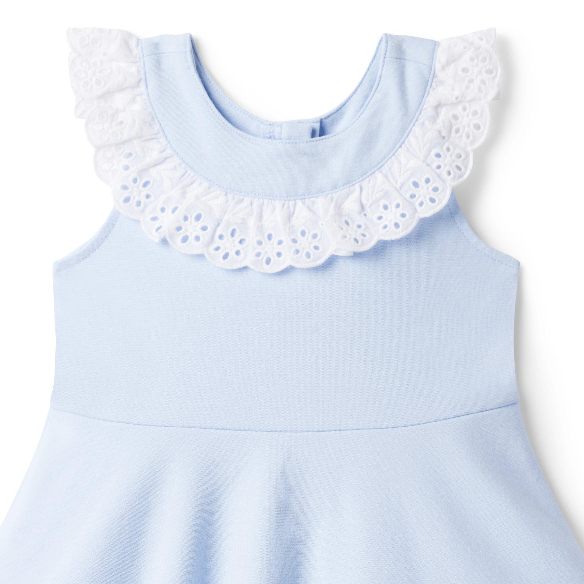 Robe Fille Janie And Jack Taille 5 - Rose Caribbean - Coton, Sans Manches - Très Bon état
