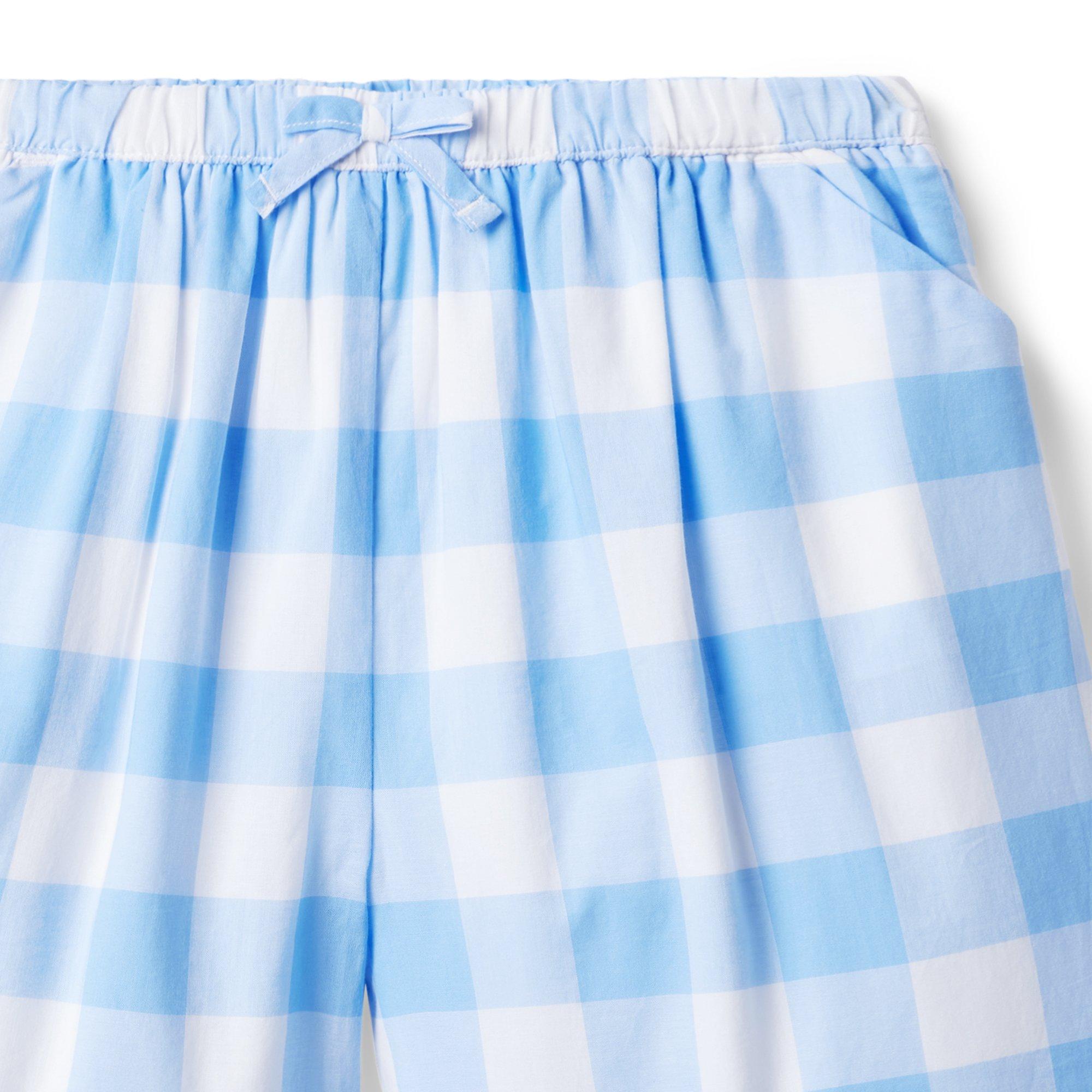 Gingham Wide Leg Cropped Pant image number 2