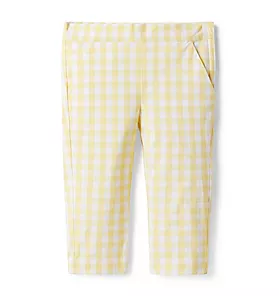 The Gingham Cropped Pant