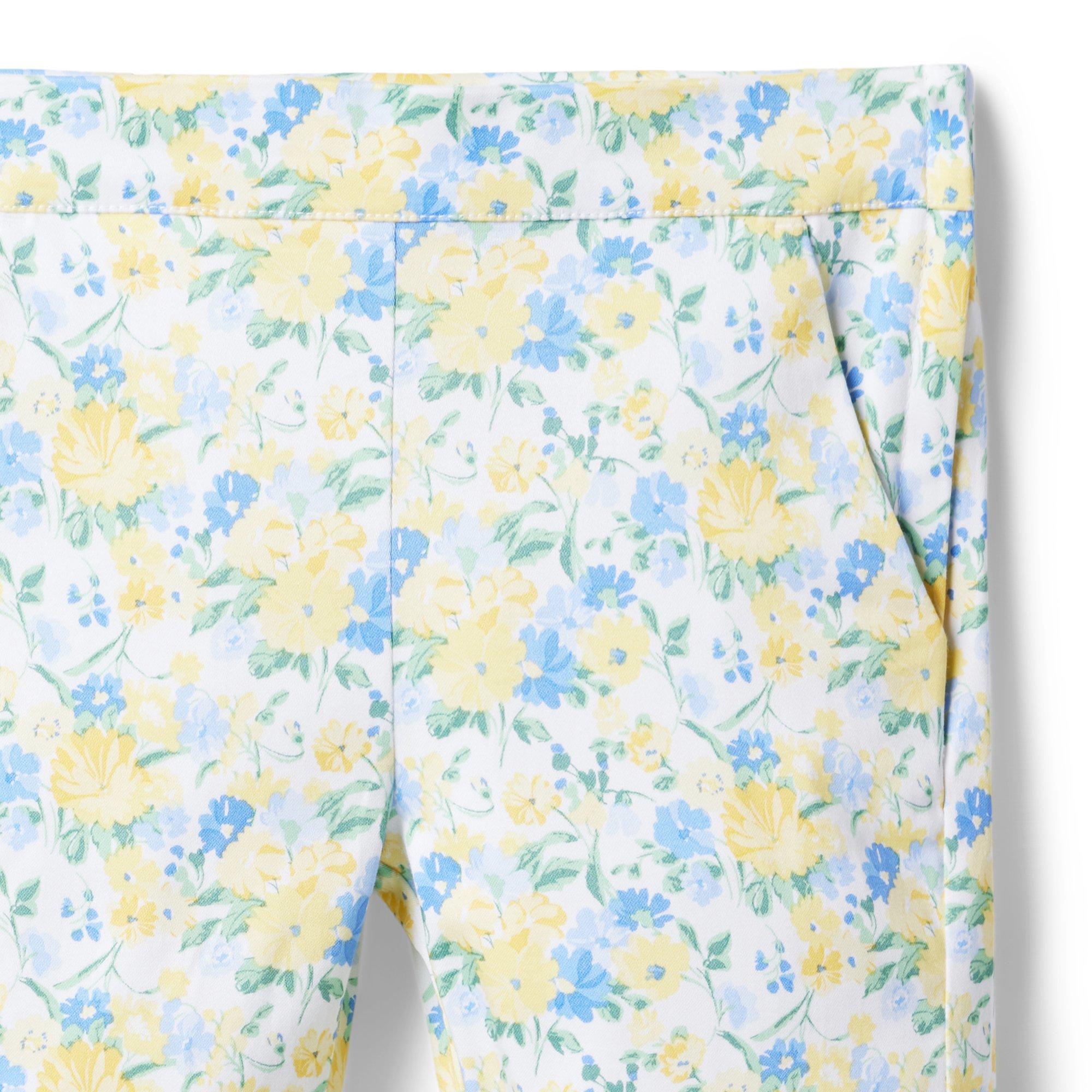 Floral Sateen Cropped Pant image number 3