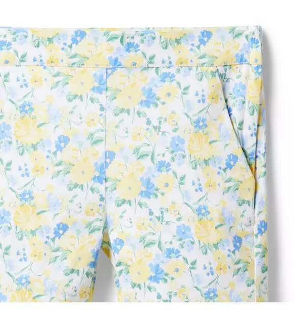 Floral Sateen Cropped Pant image number 3