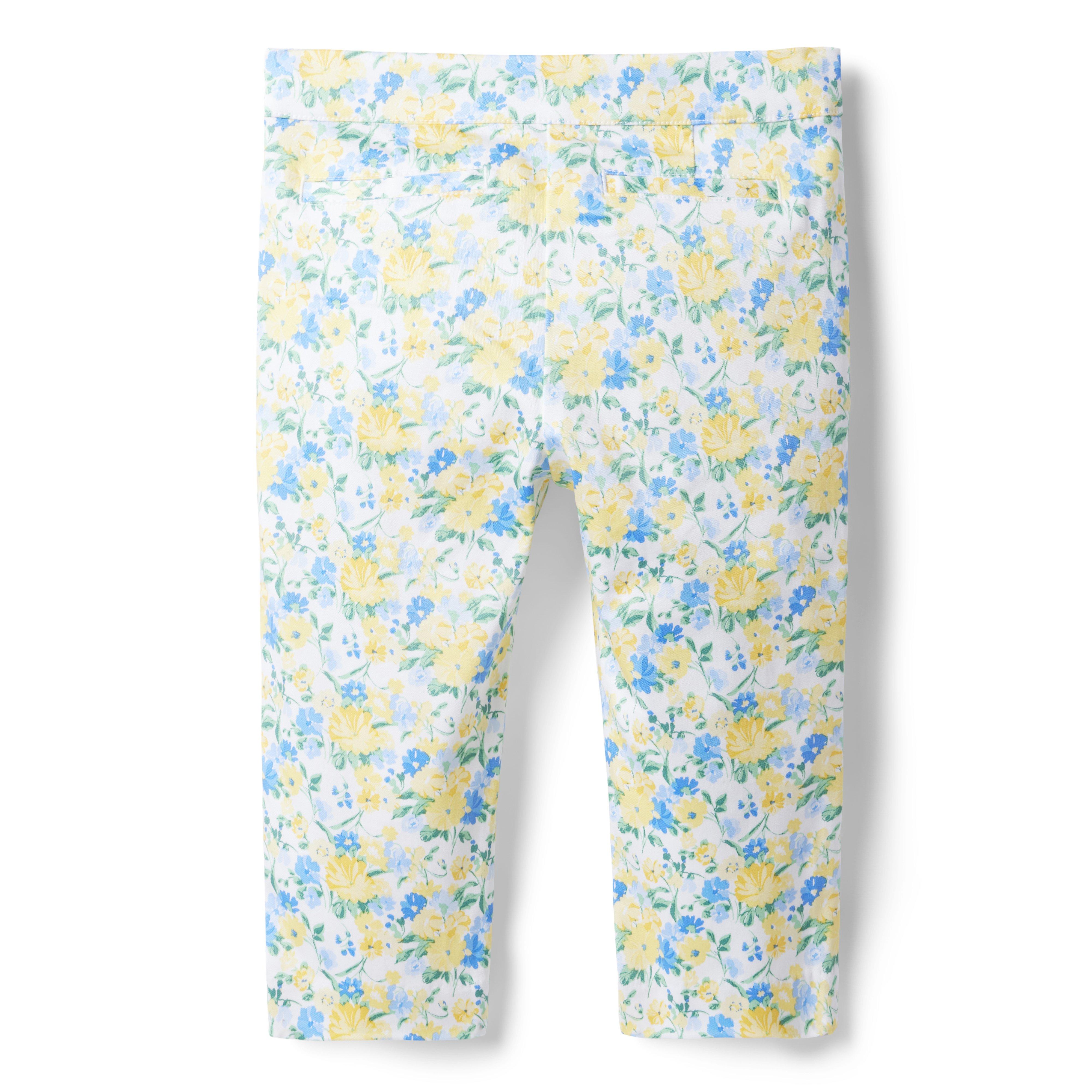 Floral Sateen Cropped Pant image number 1