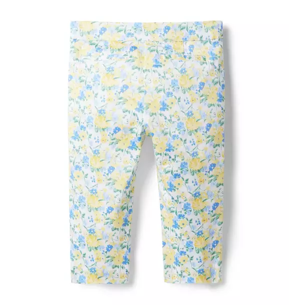 Floral Sateen Cropped Pant image number 1