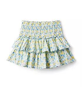 The Hailey Floral Smocked Skirt