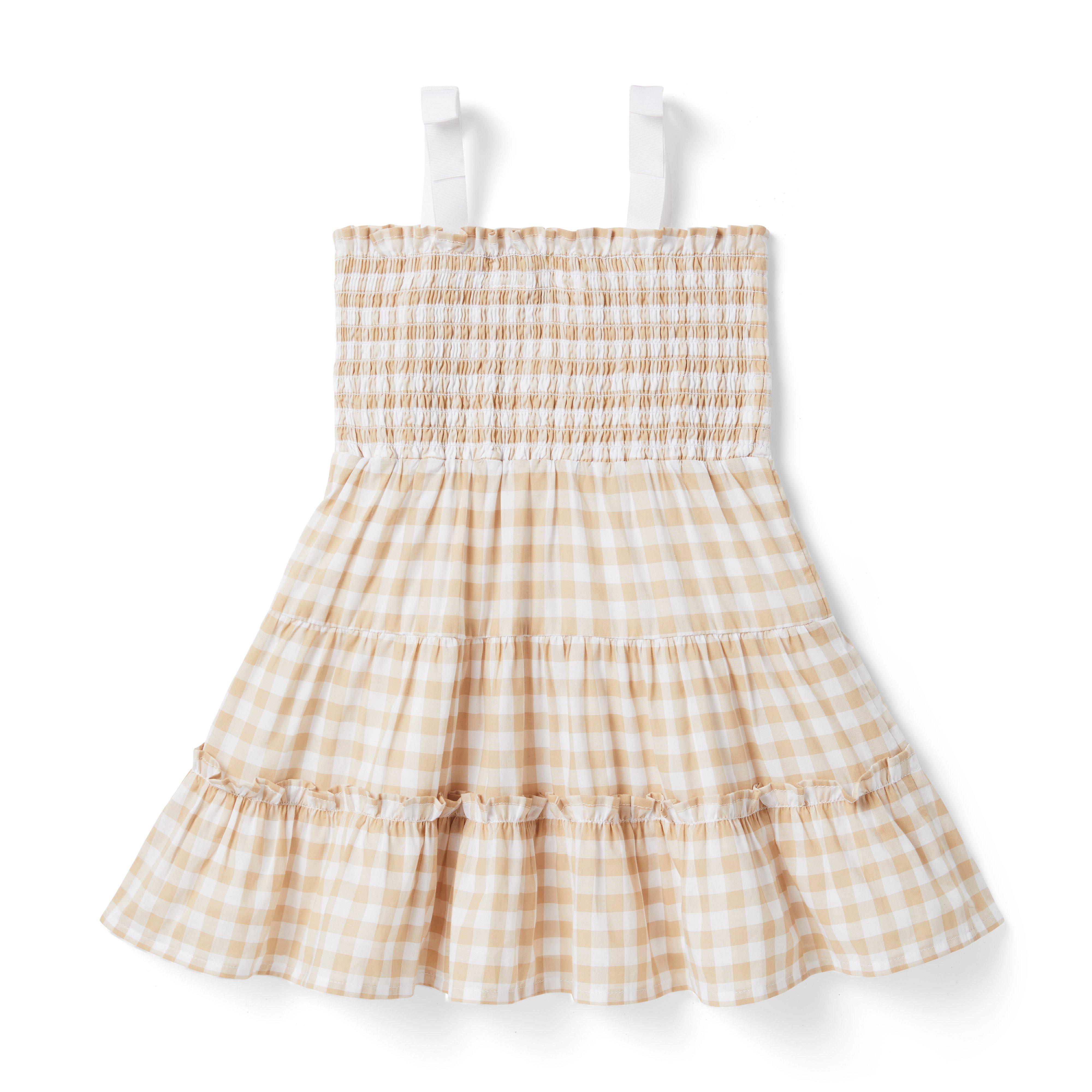 The Gingham Smocked Sundress image number 1
