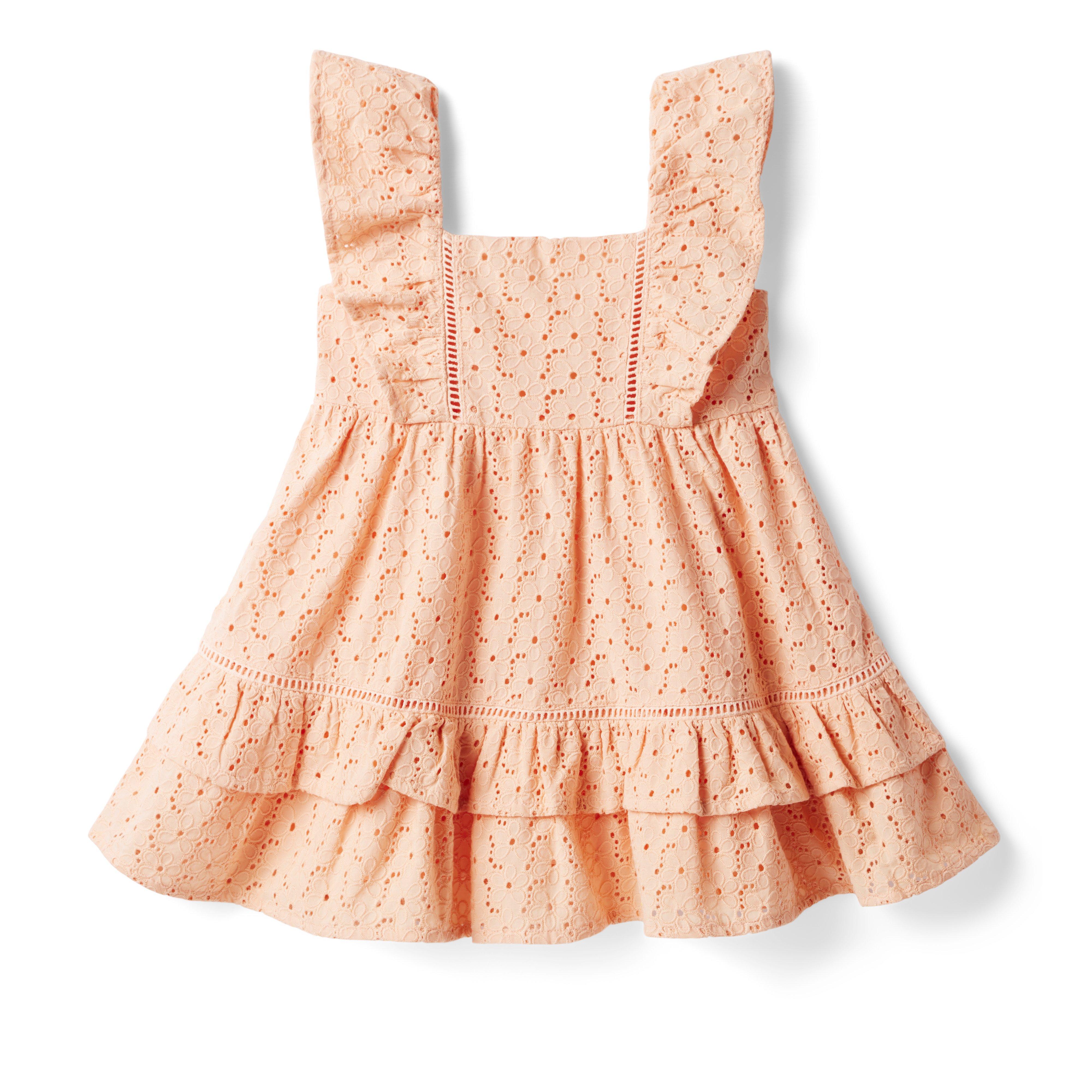 Girl Almost Apricot The Life's A Peach Dress by Janie and Jack