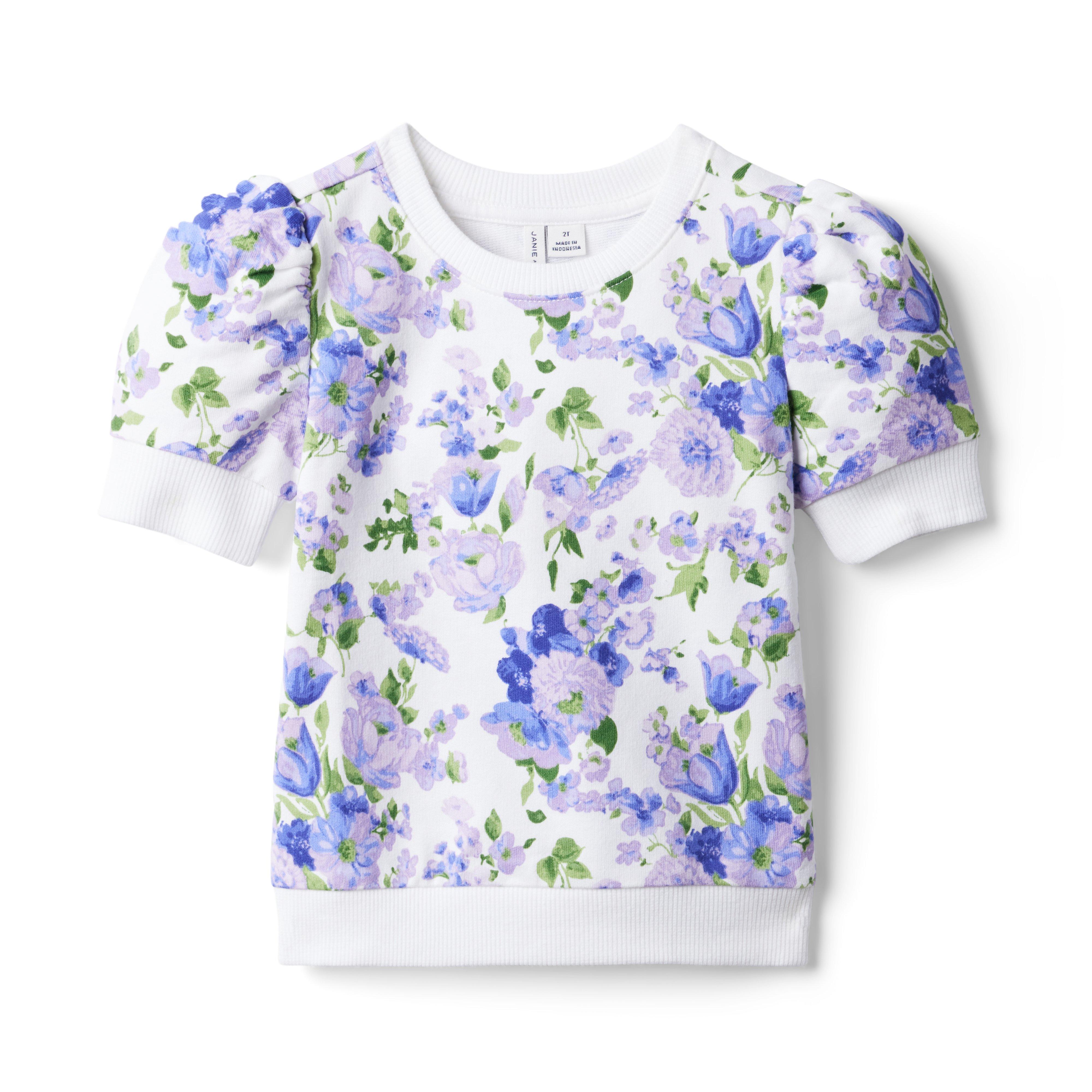 Floral French Terry Sweatshirt