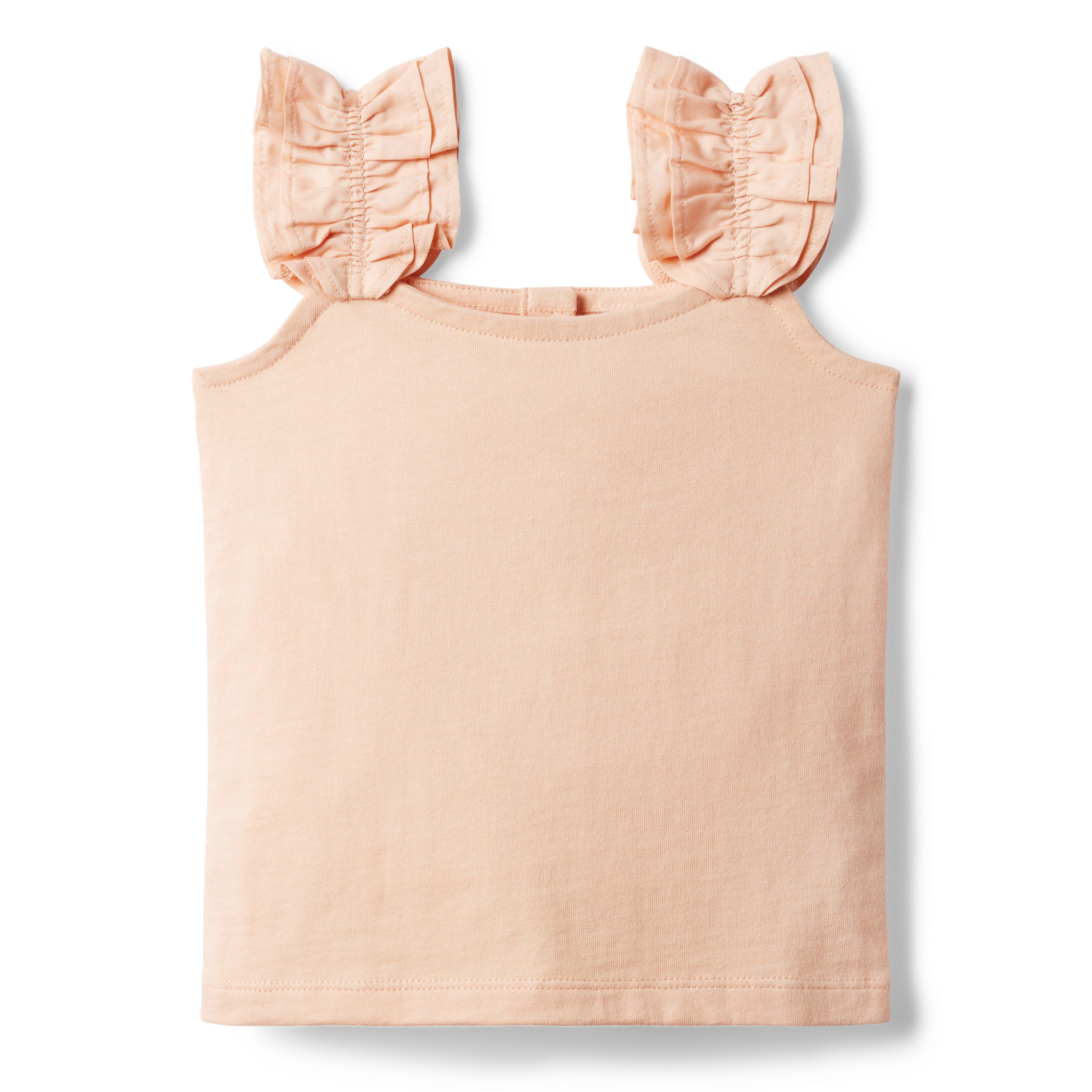 Ruffle Strap Jersey Top image number 0