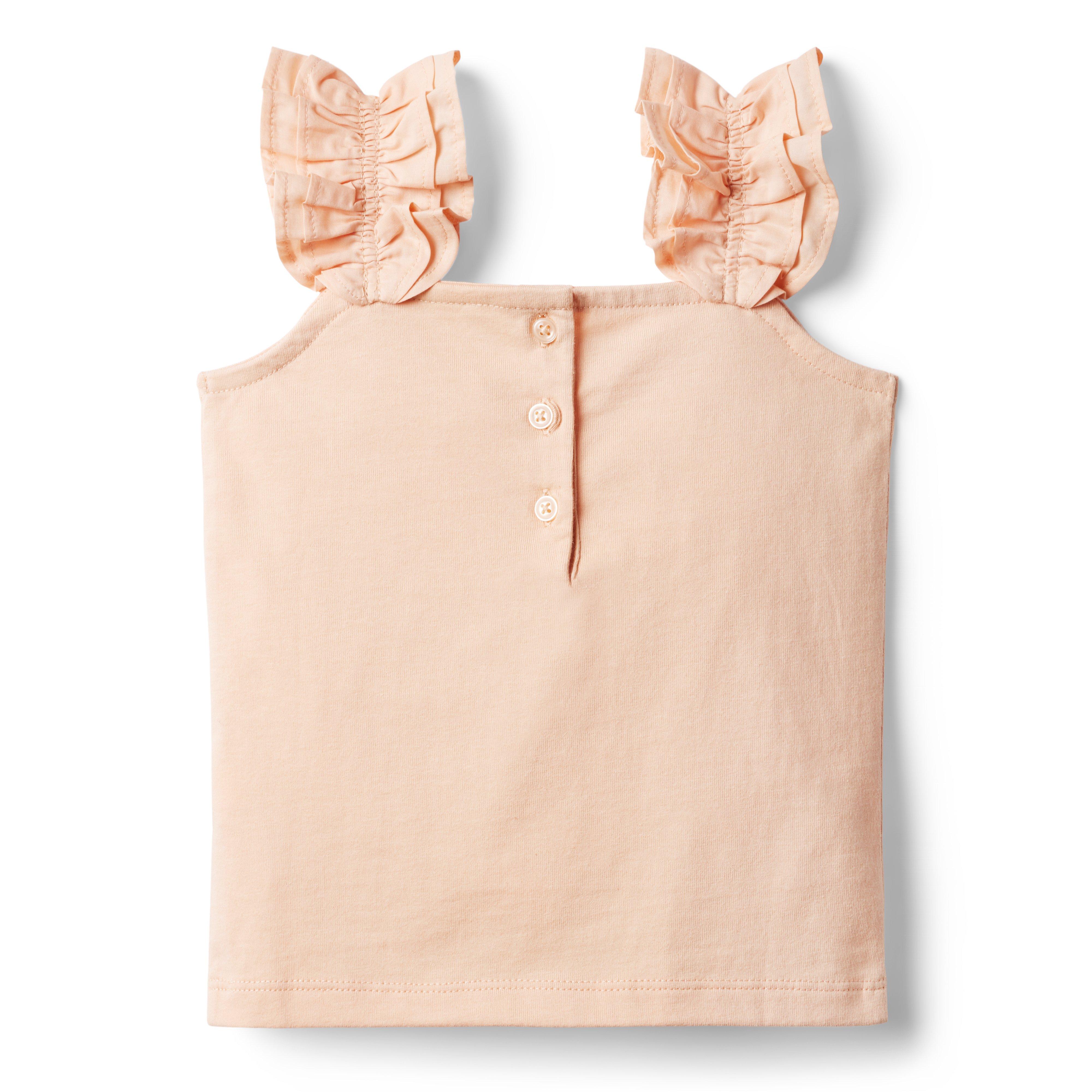 Ruffle Strap Jersey Top image number 1
