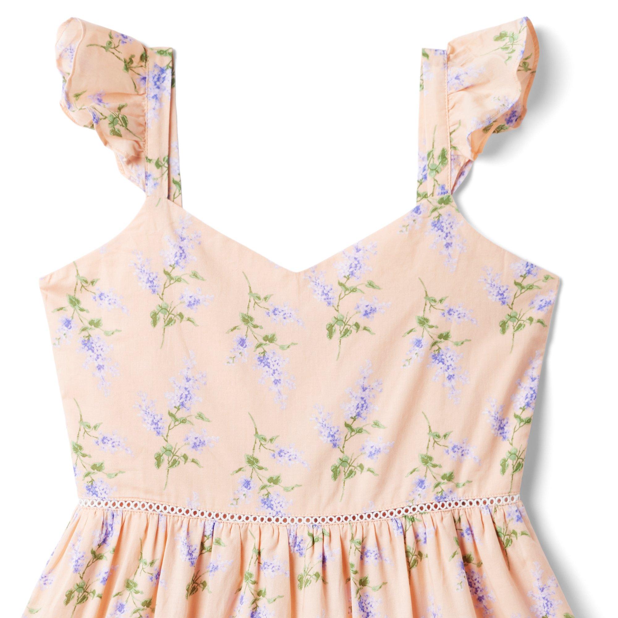 Floral Ruffle Strap Sundress image number 2