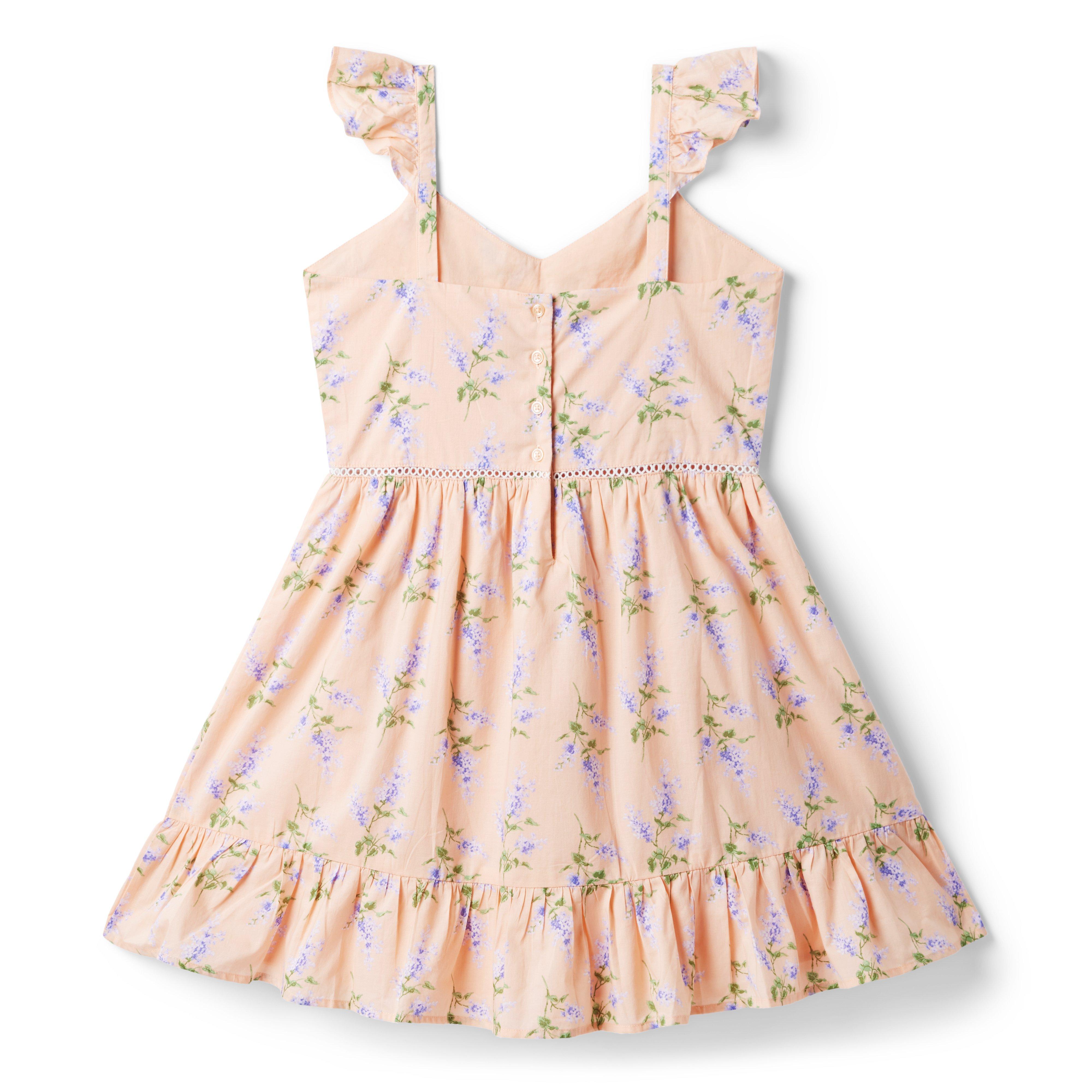 Floral Ruffle Strap Sundress image number 1