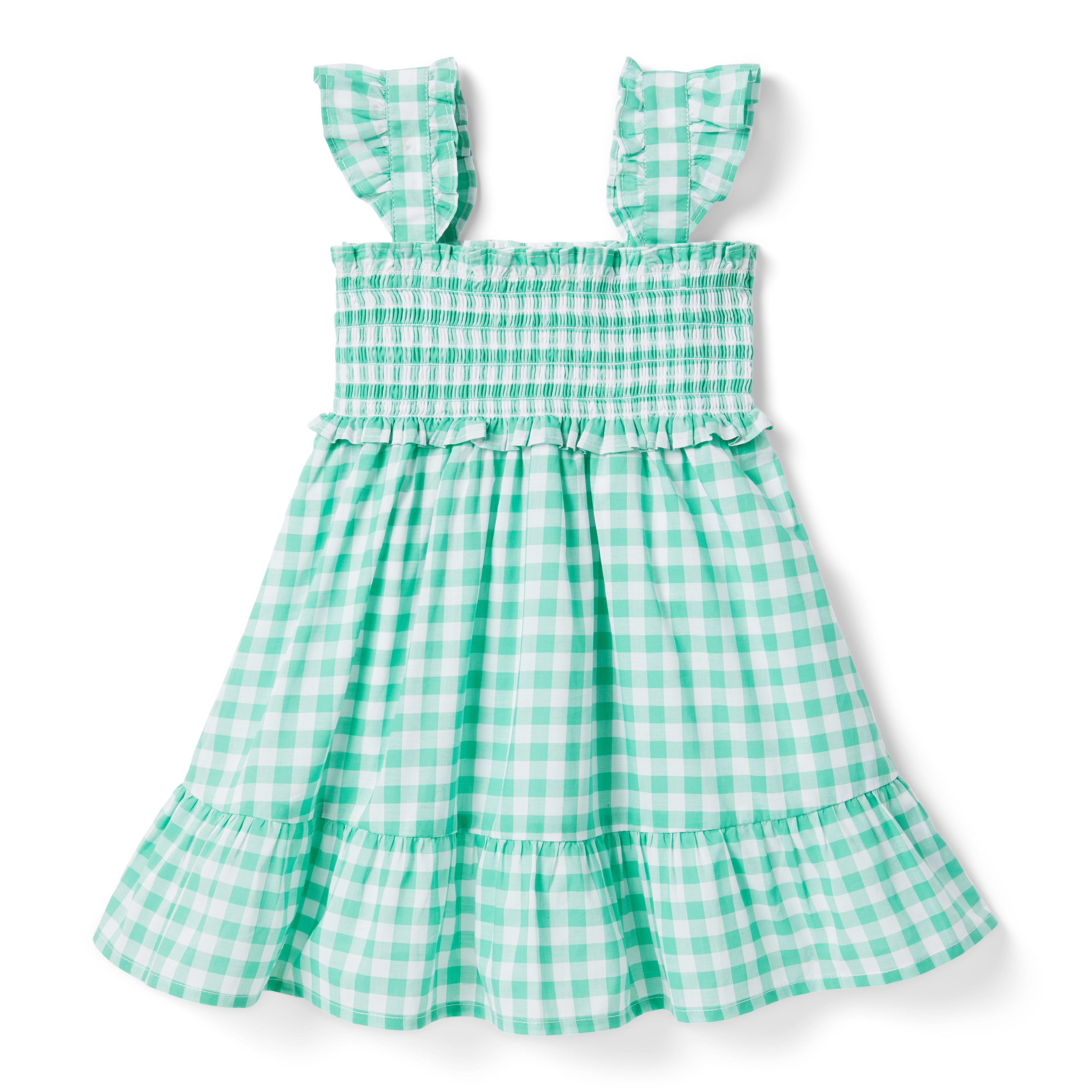 The Emily Gingham Smocked Sundress image number 2