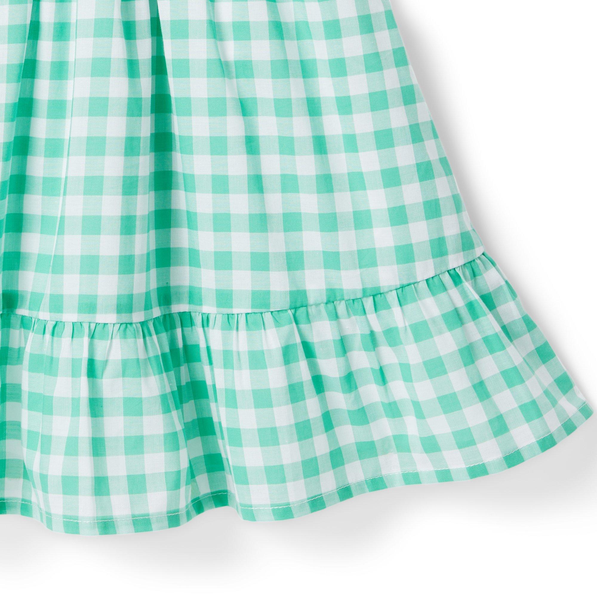 WornOnTV: Emily's green gingham check bikini and skirt set on