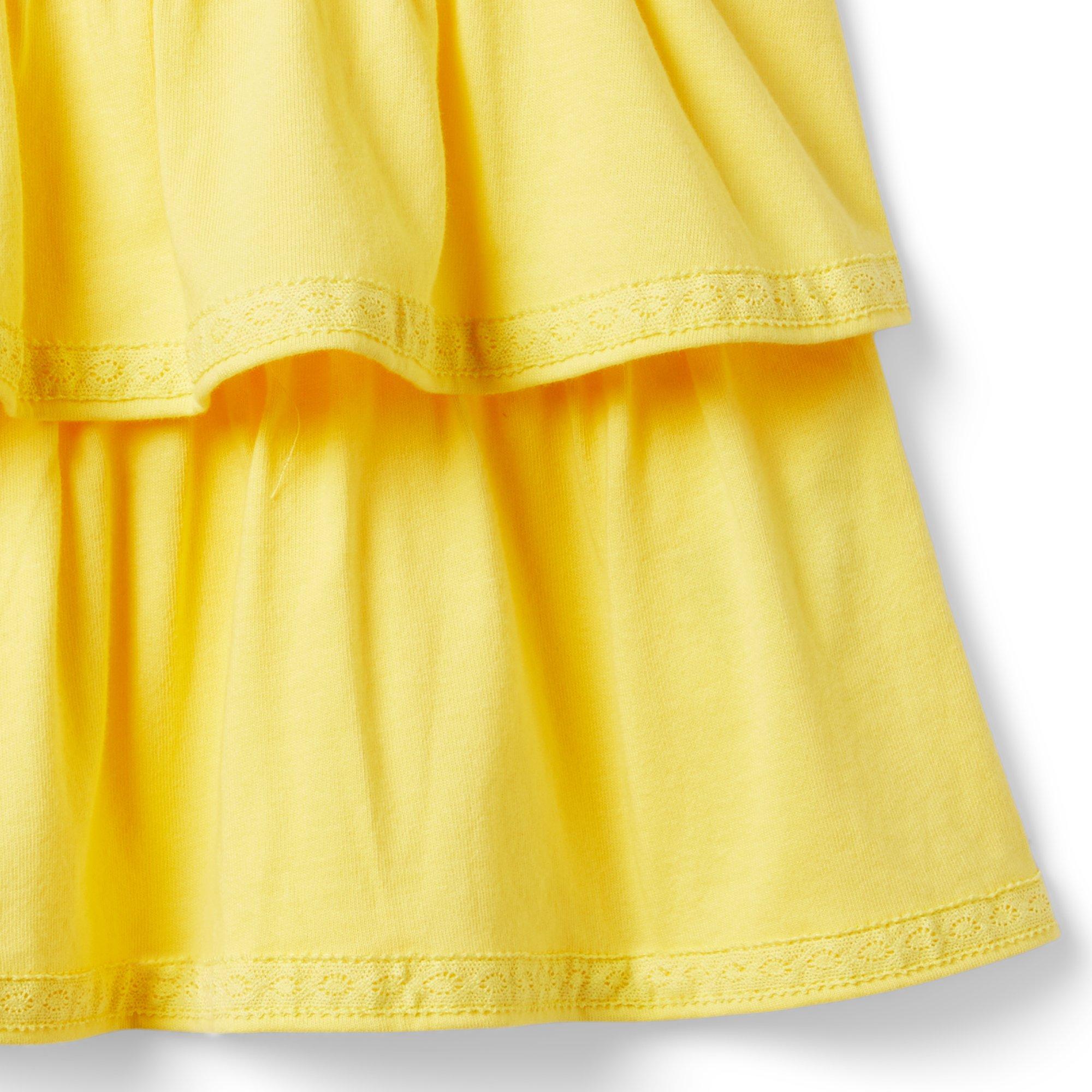 Tiered Ruffle Jersey Top image number 2