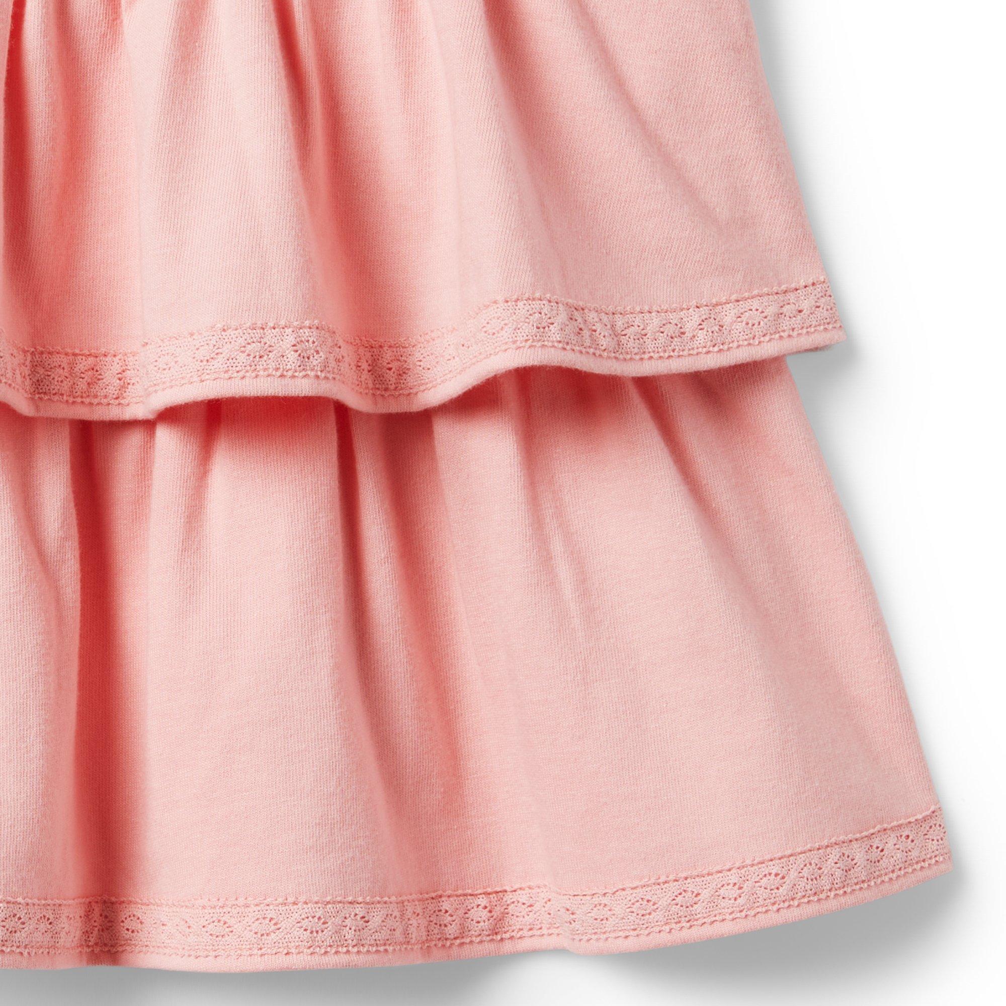 Tiered Ruffle Jersey Top image number 2