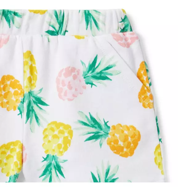 Pineapple French Terry Short image number 2