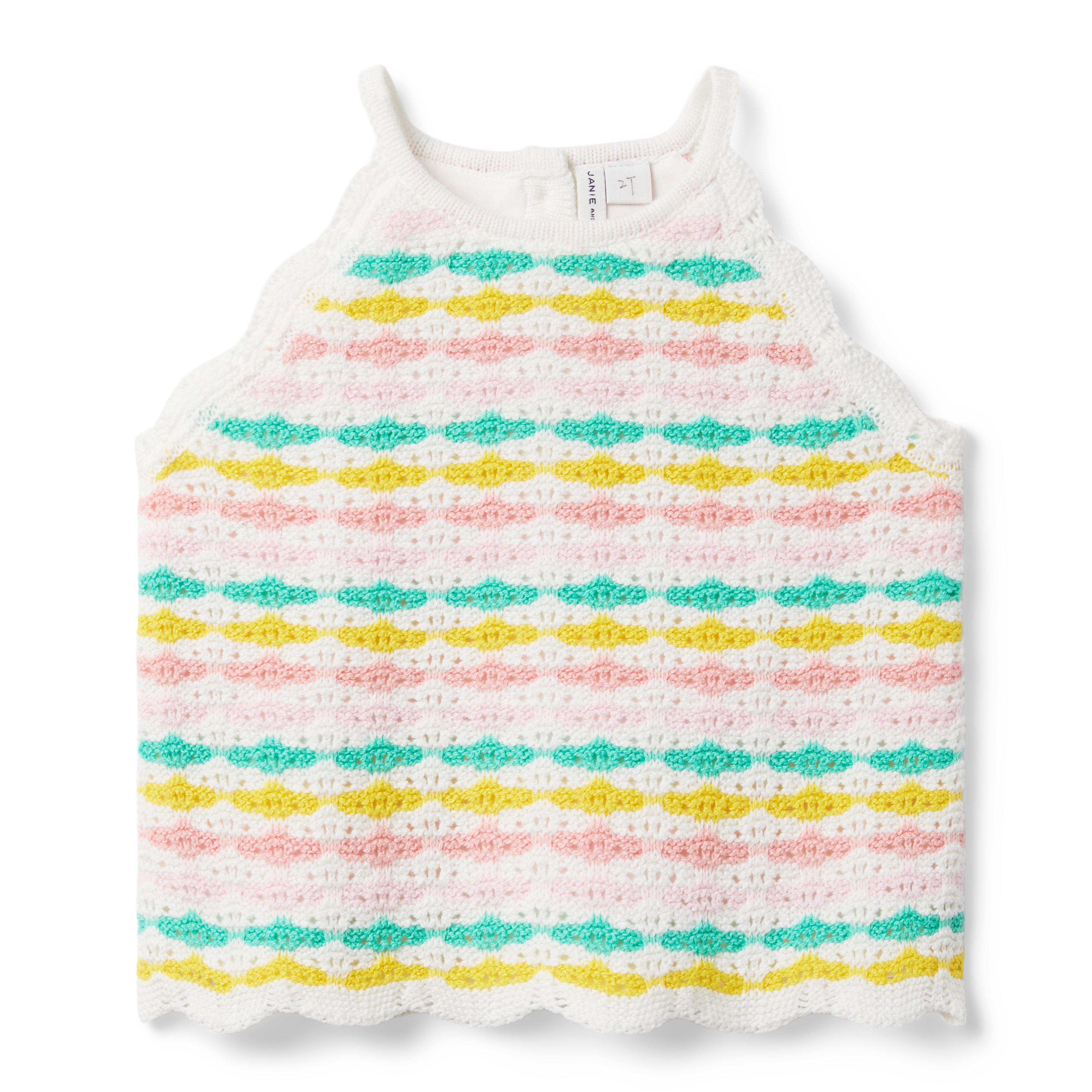 Girls Crop Crochet Cami, Girls Tops