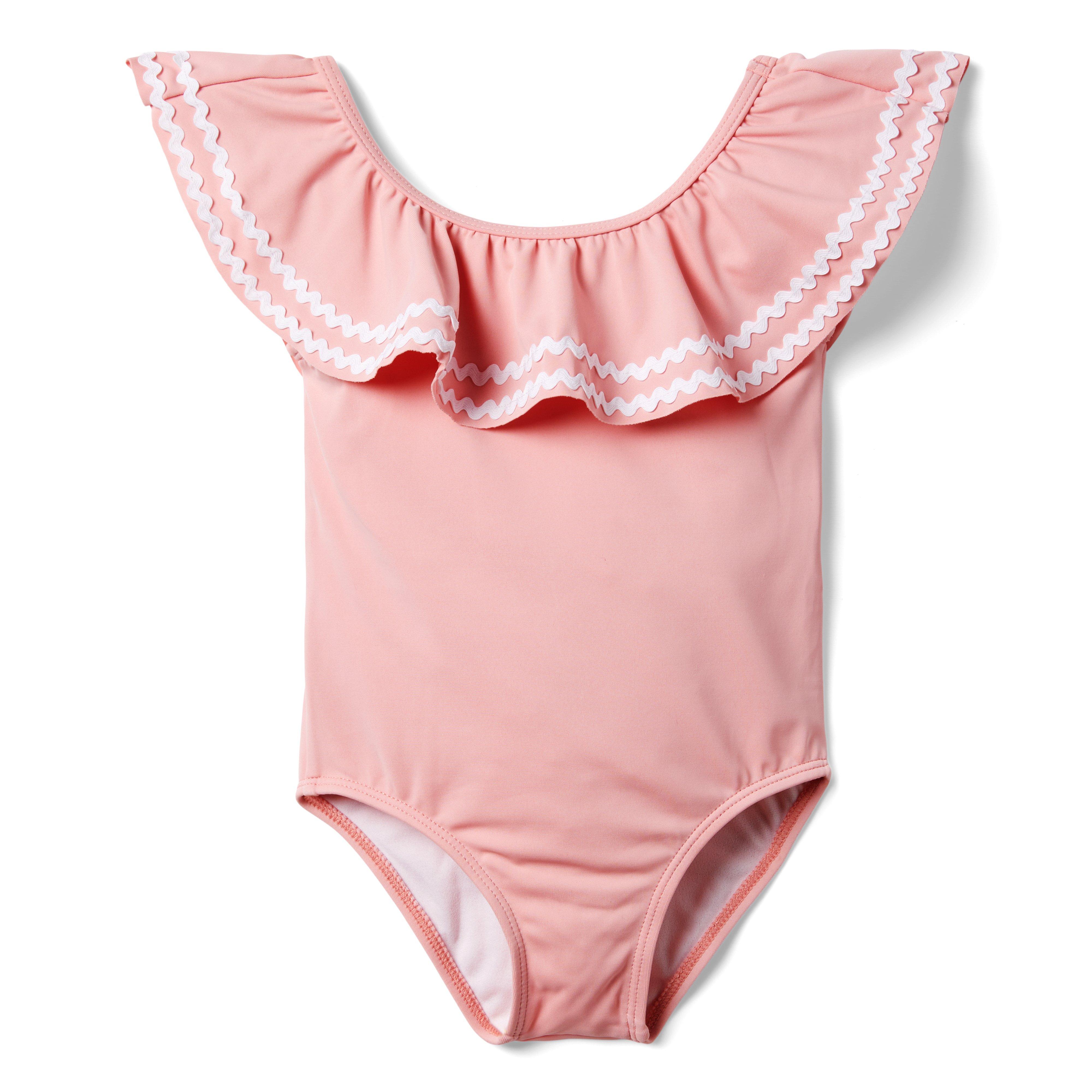 Recycled Ric Rac Ruffle Swimsuit