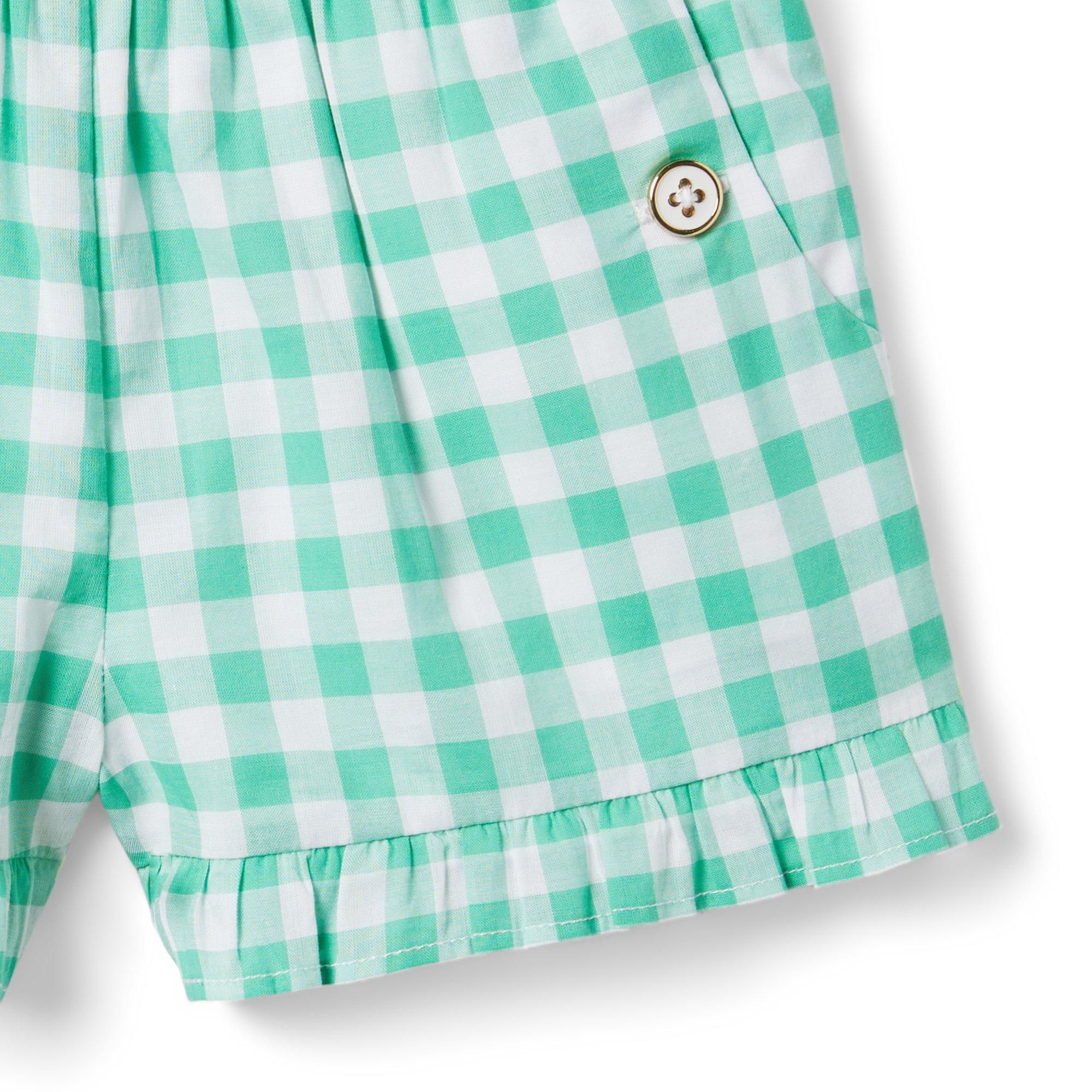 Ourson Girl Shorts, Bloom Lavender Gingham