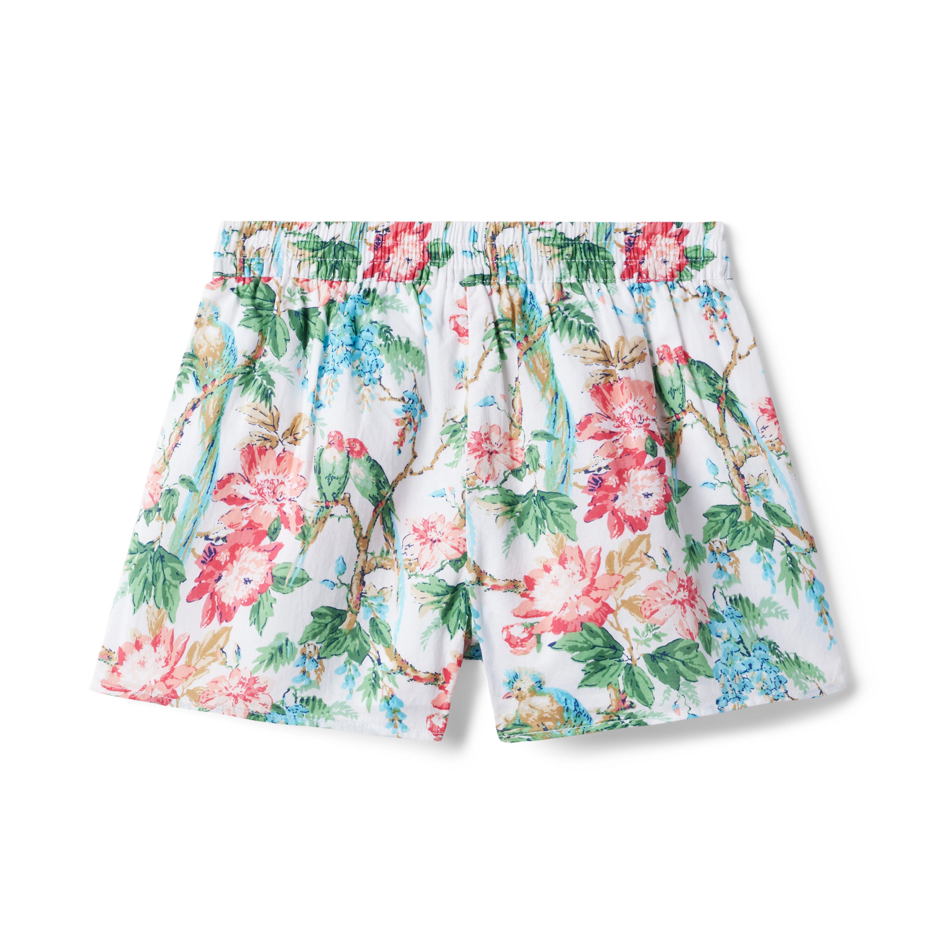 Tropical Floral Pull-On Short  image number 2